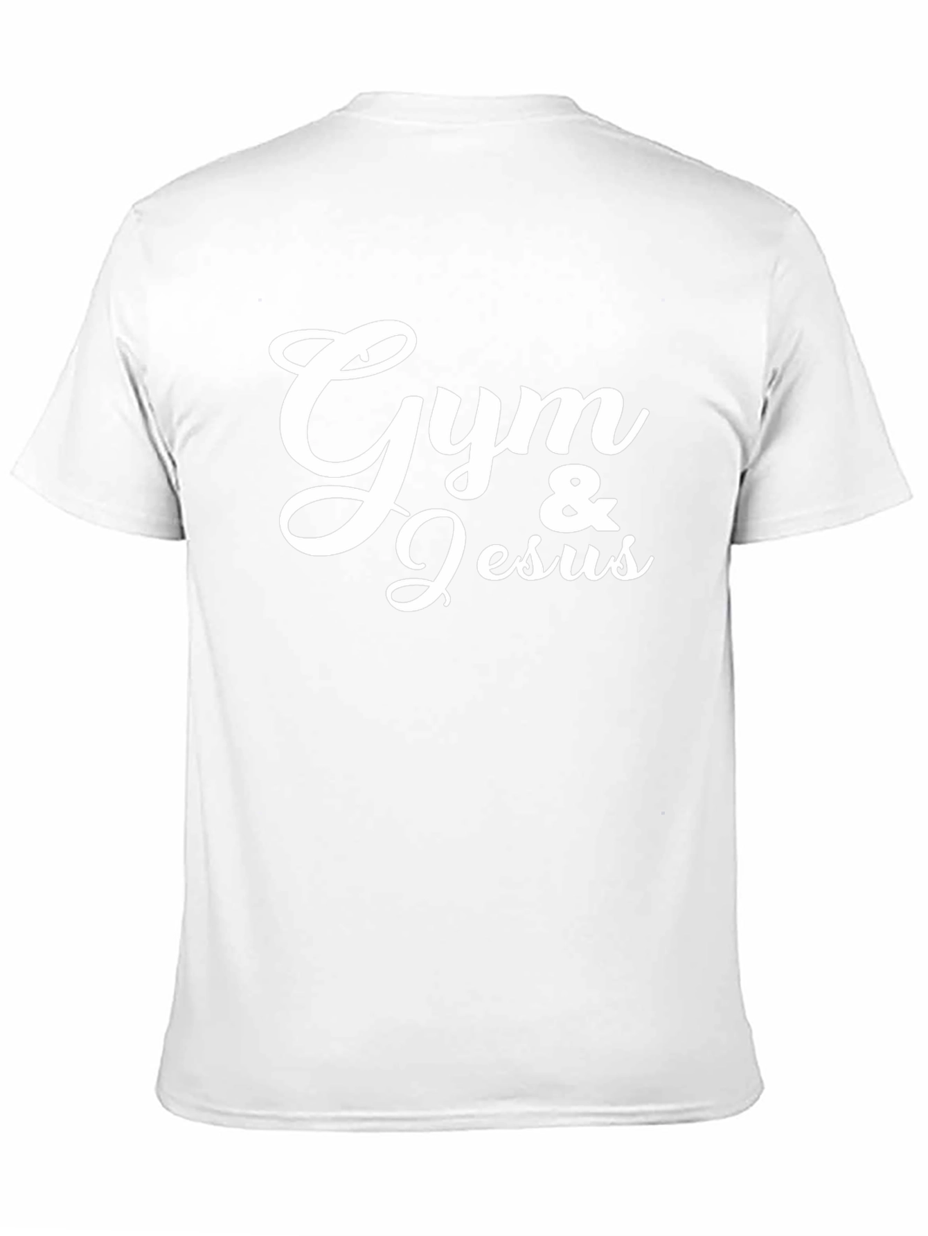 Gym & Jesus Graphic Tee - Black
