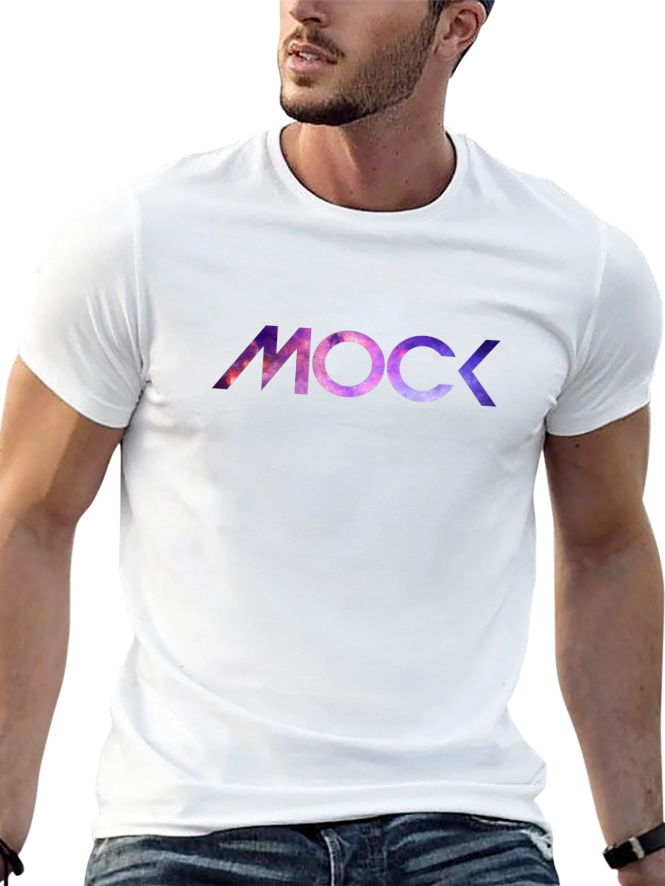 Galaxy Mock T-Shirt - Cosmic Design