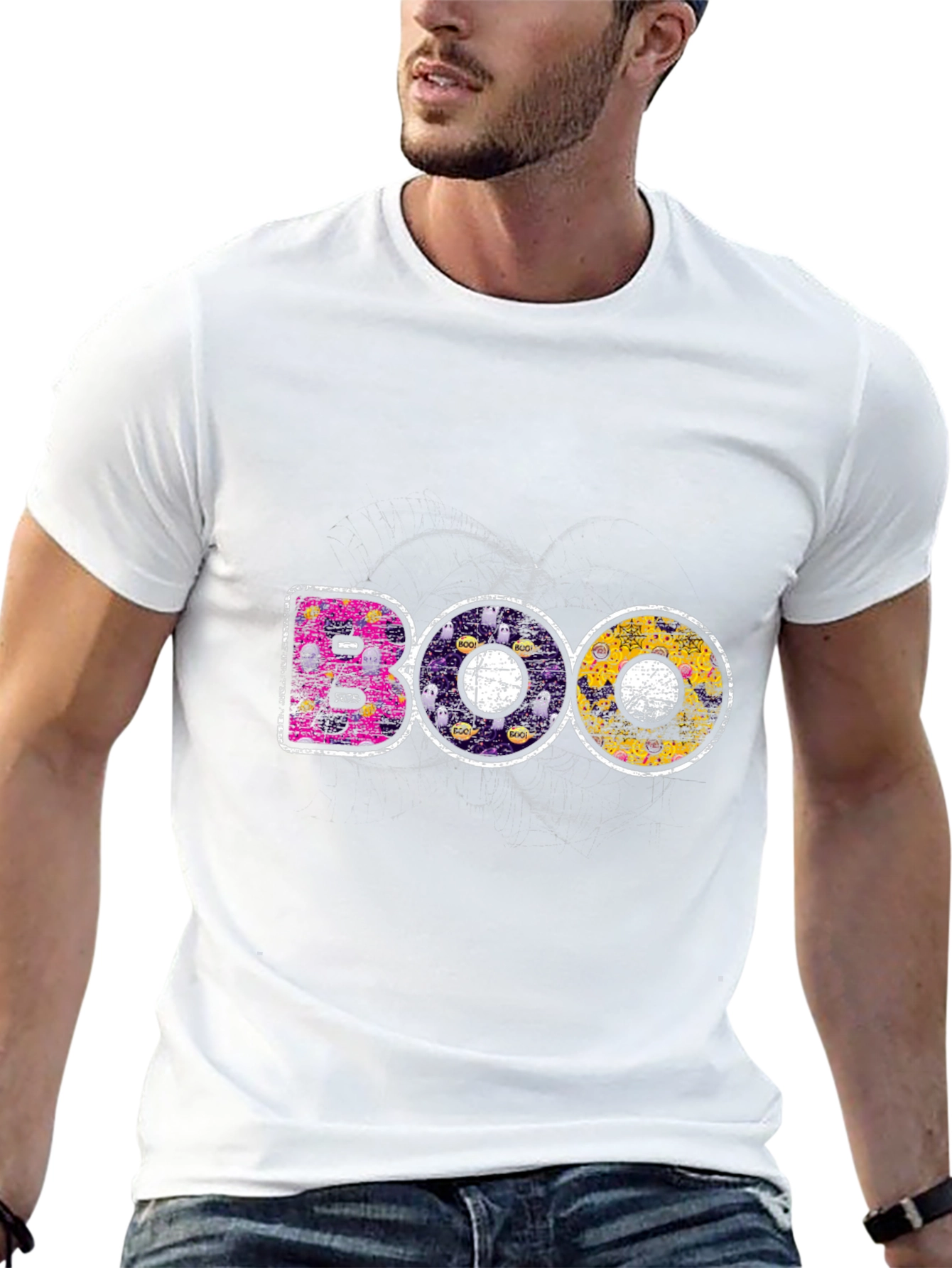 Halloween BOO Graphic T-Shirt