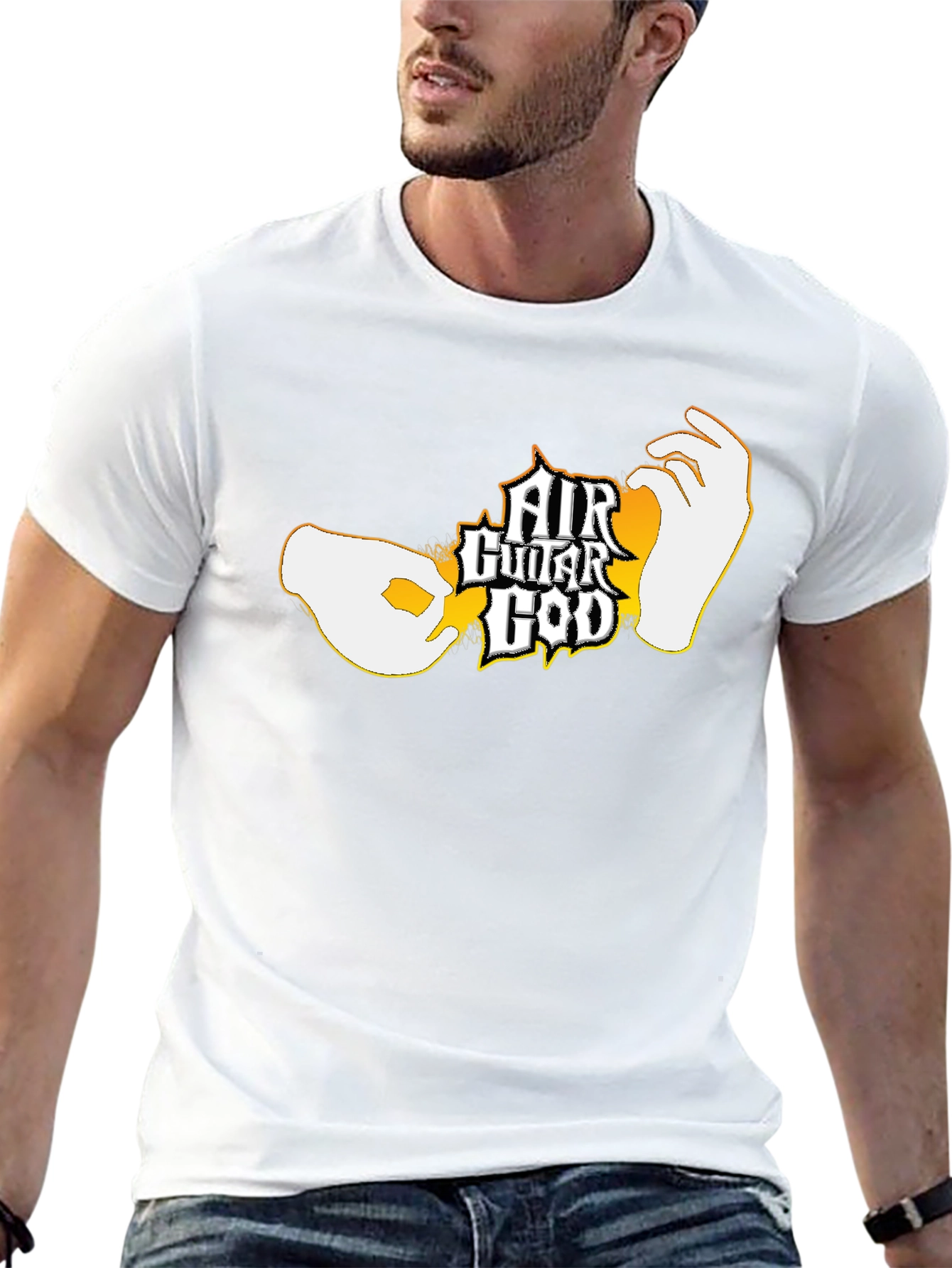 Air Guitar God T-Shirt - Rock Star Apparel