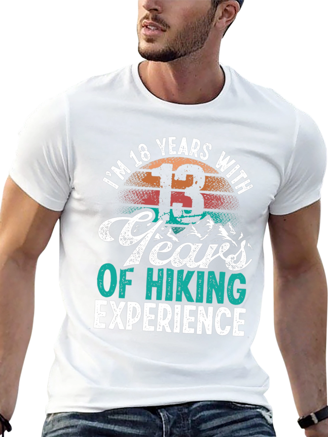18 Years Old Hiking T-Shirt - Hiker Gift