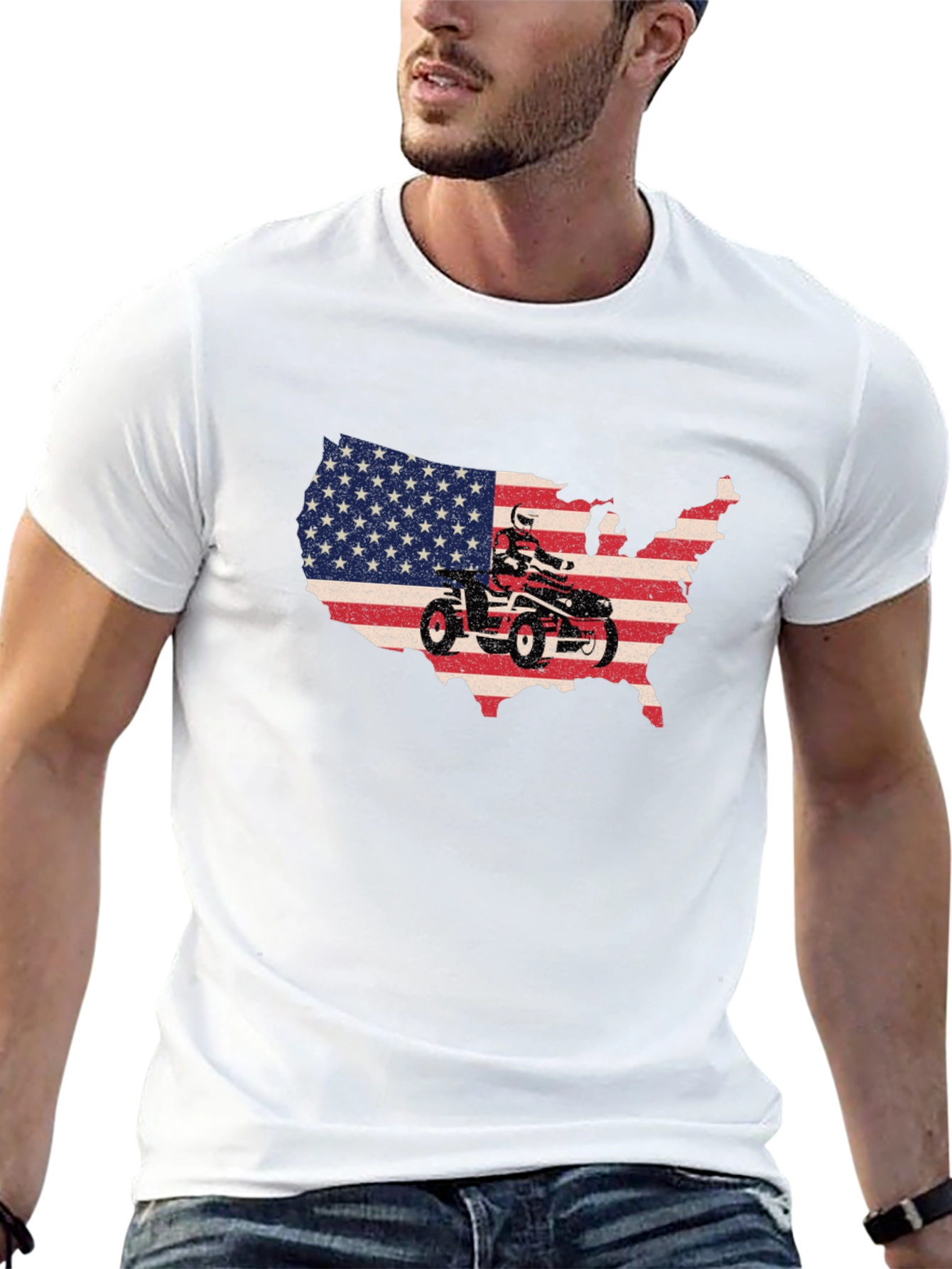 ATV USA Flag T-Shirt
