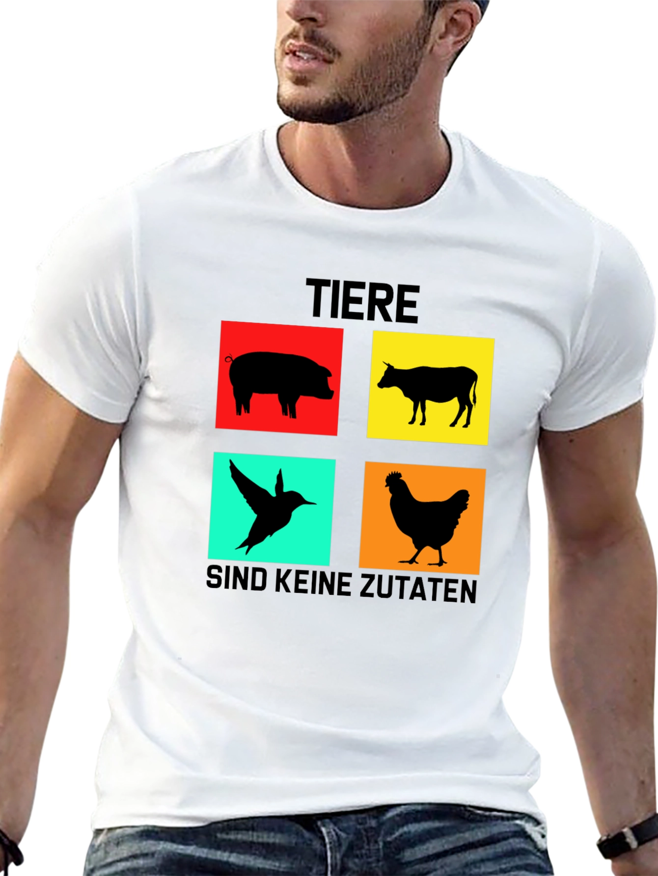 Animals Not Ingredients Graphic T-Shirt