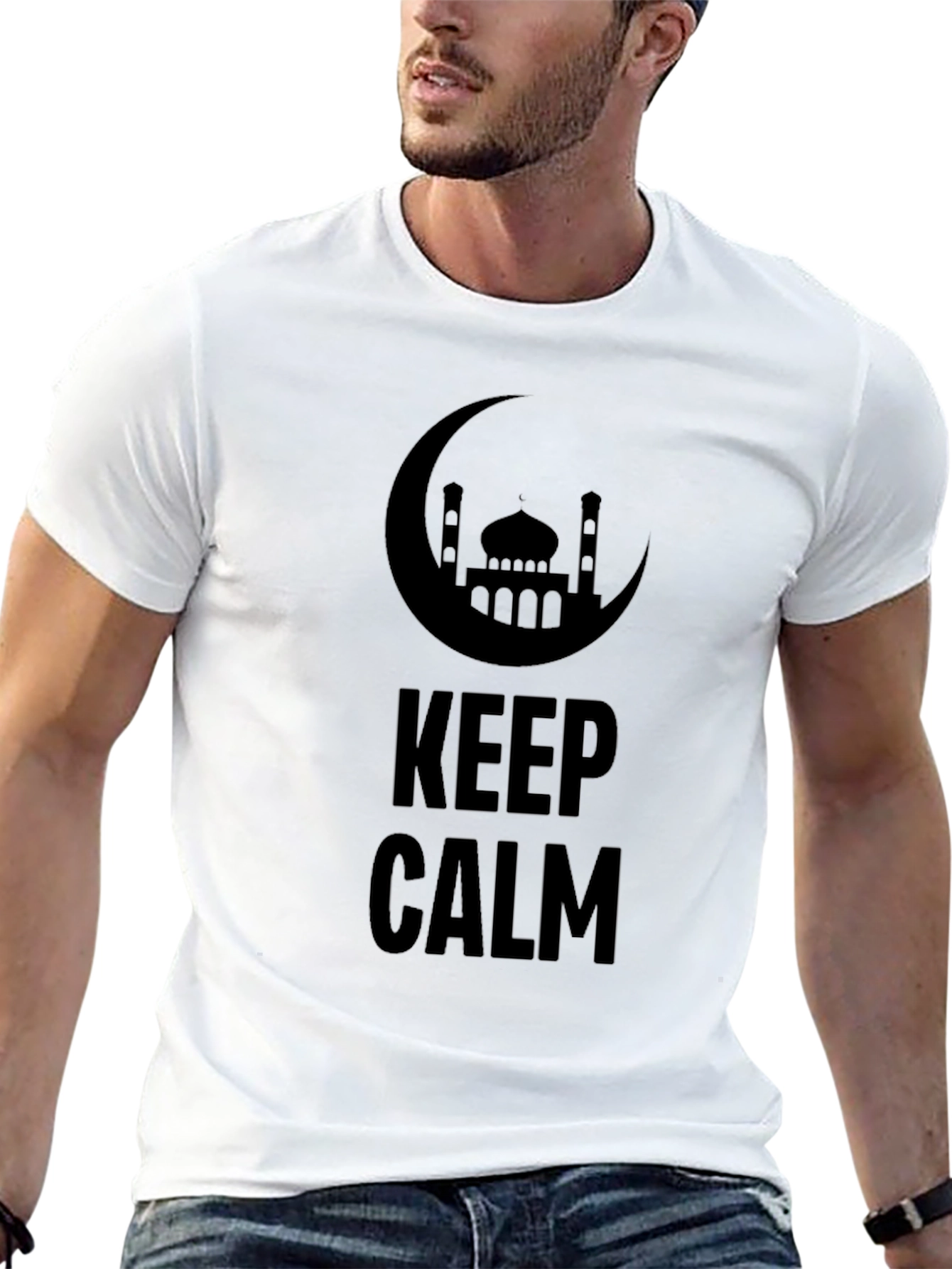 Keep Calm Mosque Graphic Tee