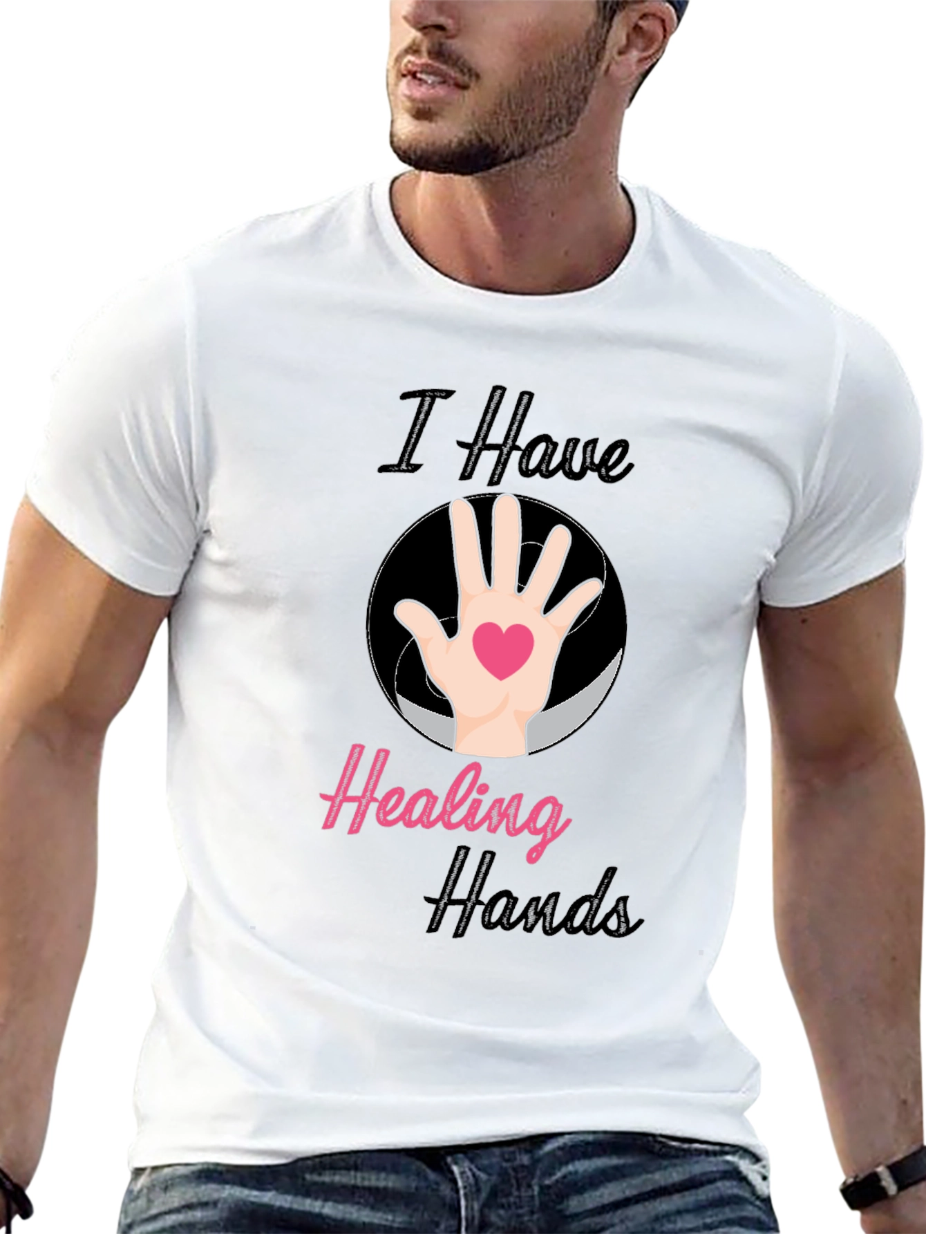Healing Hands T-Shirt - Black