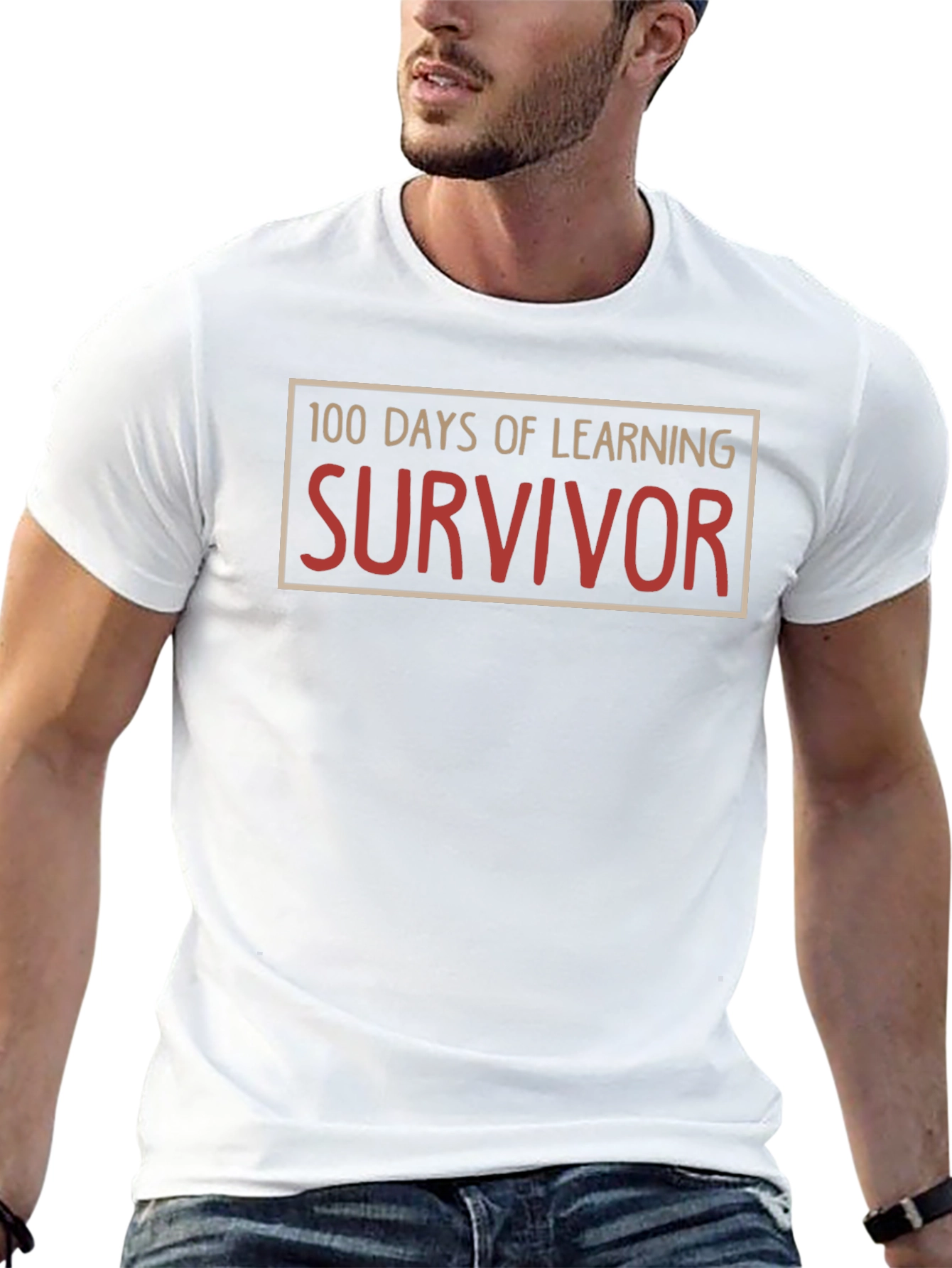 100 Days of Learning Survivor Tee