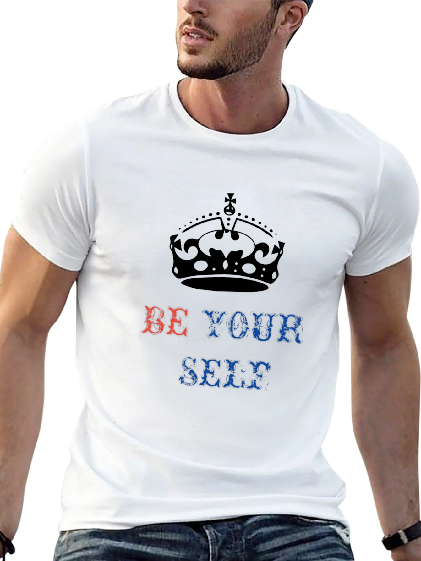 Be Yourself T-Shirt Crown Design