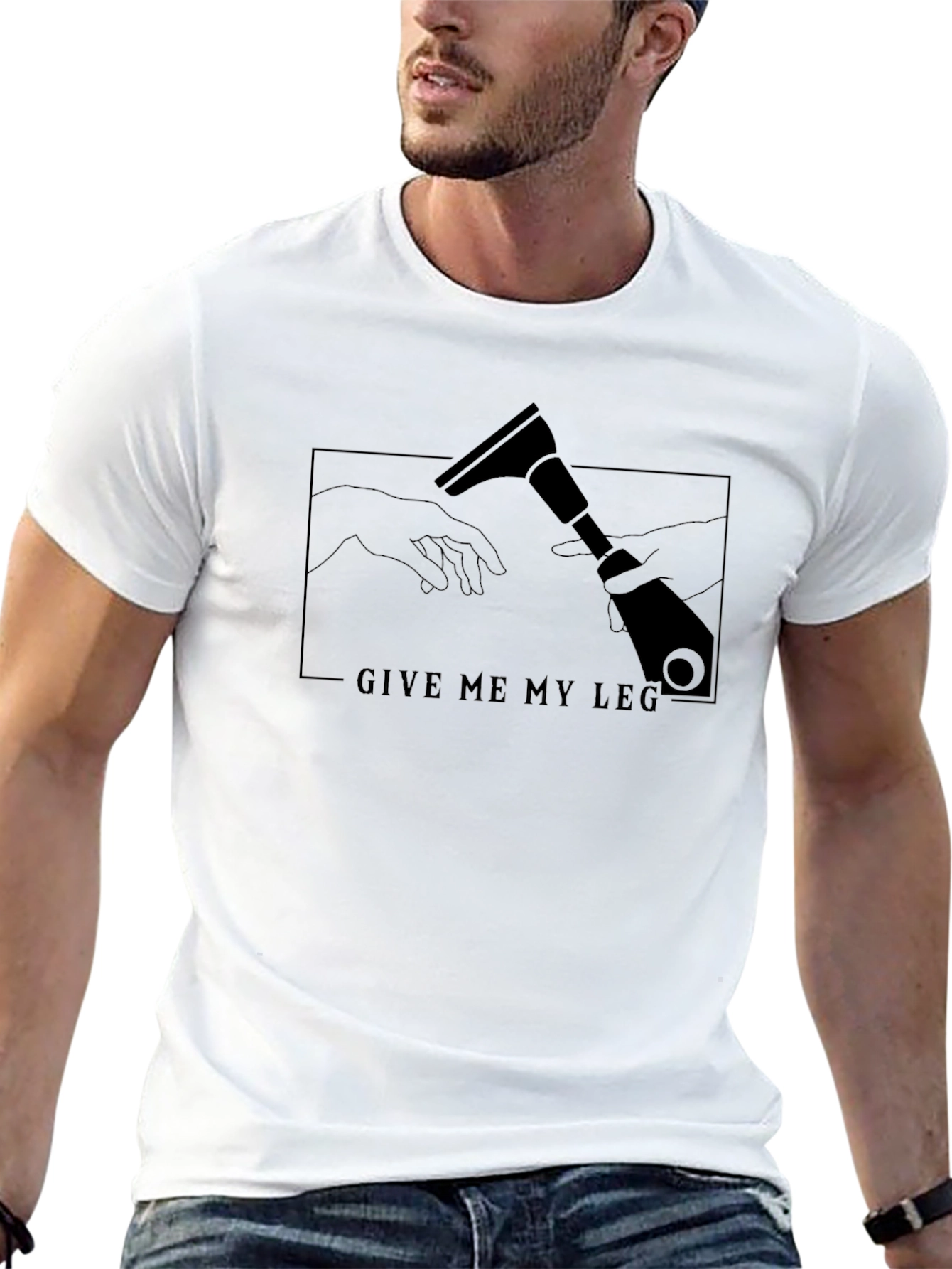 Give Me My Leg Graphic T-Shirt