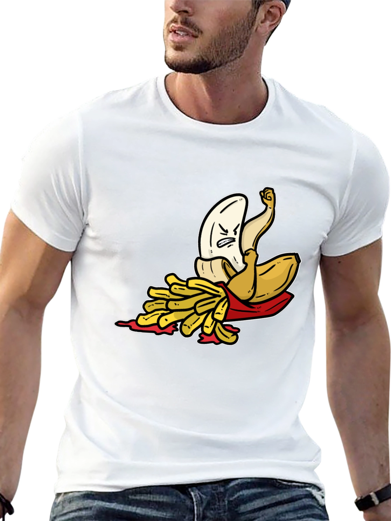 Banana Frenzy T-Shirt - Funny Food Pun Tee