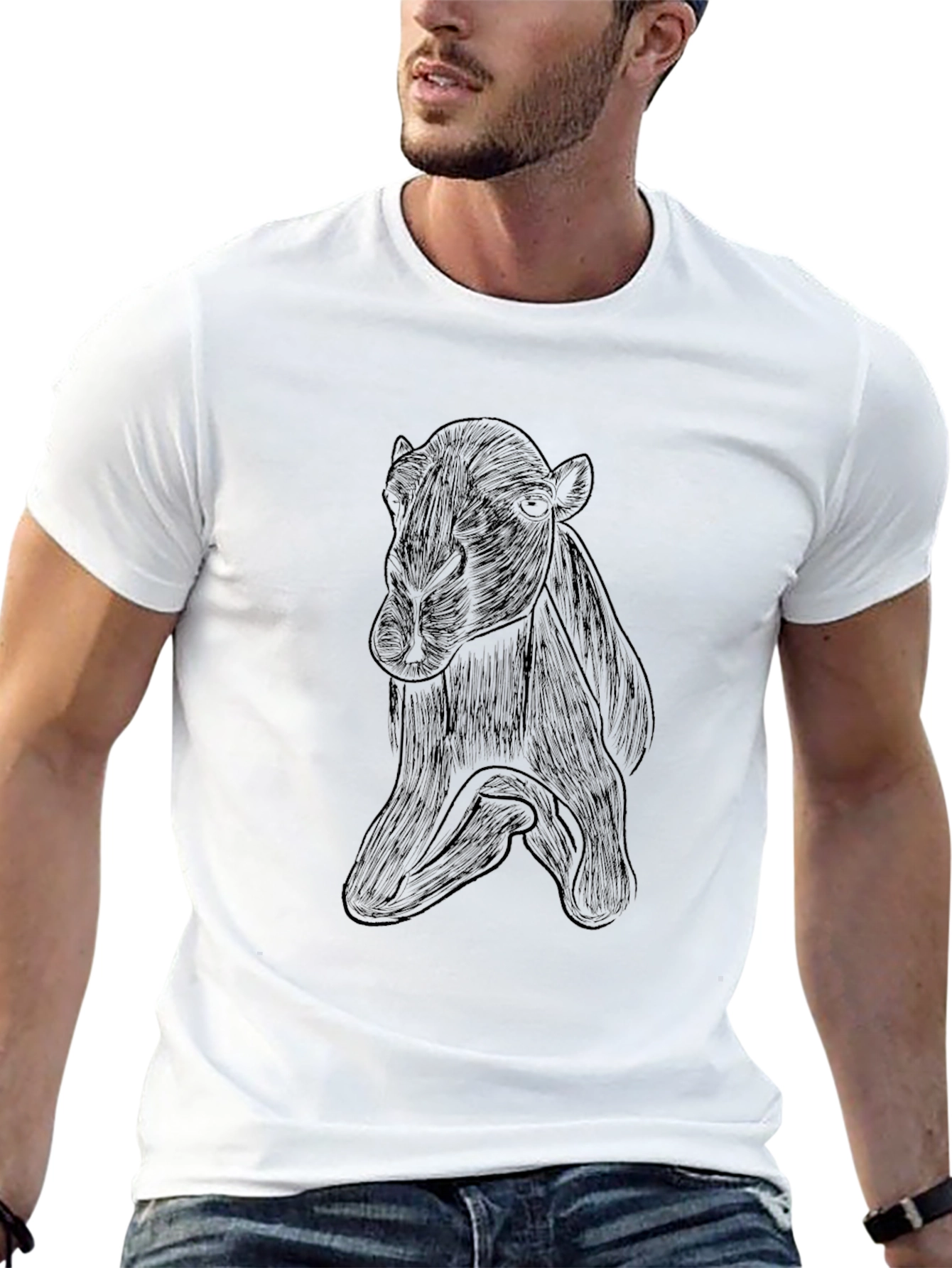 Black Panther Print Tee - Modern Style
