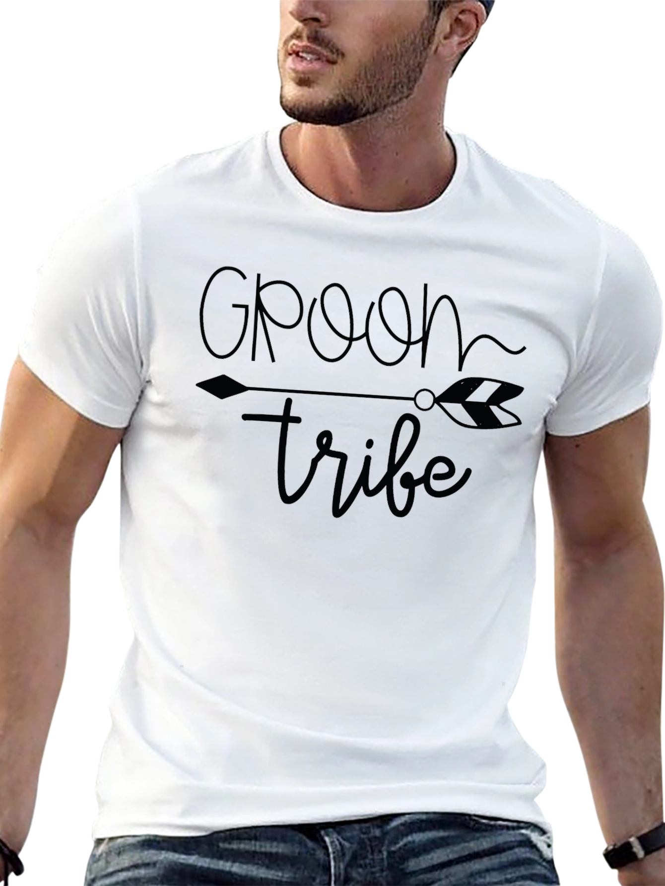 Groom Tribe Black Graphic Tee