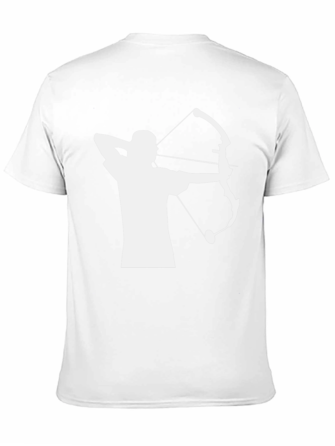 Archery Silhouette Graphic T-Shirt - Black
