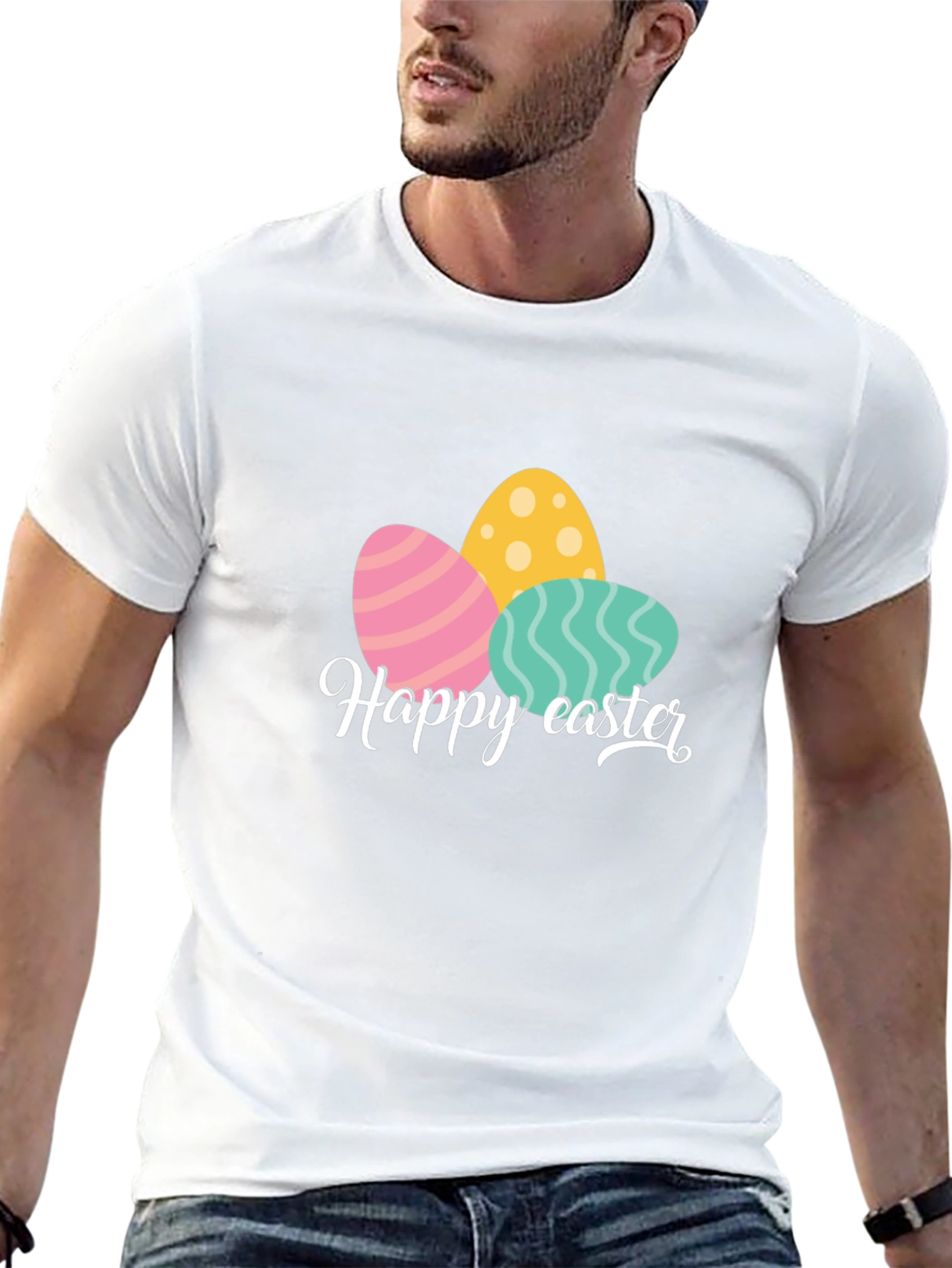 Happy Easter Egg T-Shirt - Spring Holiday Tee