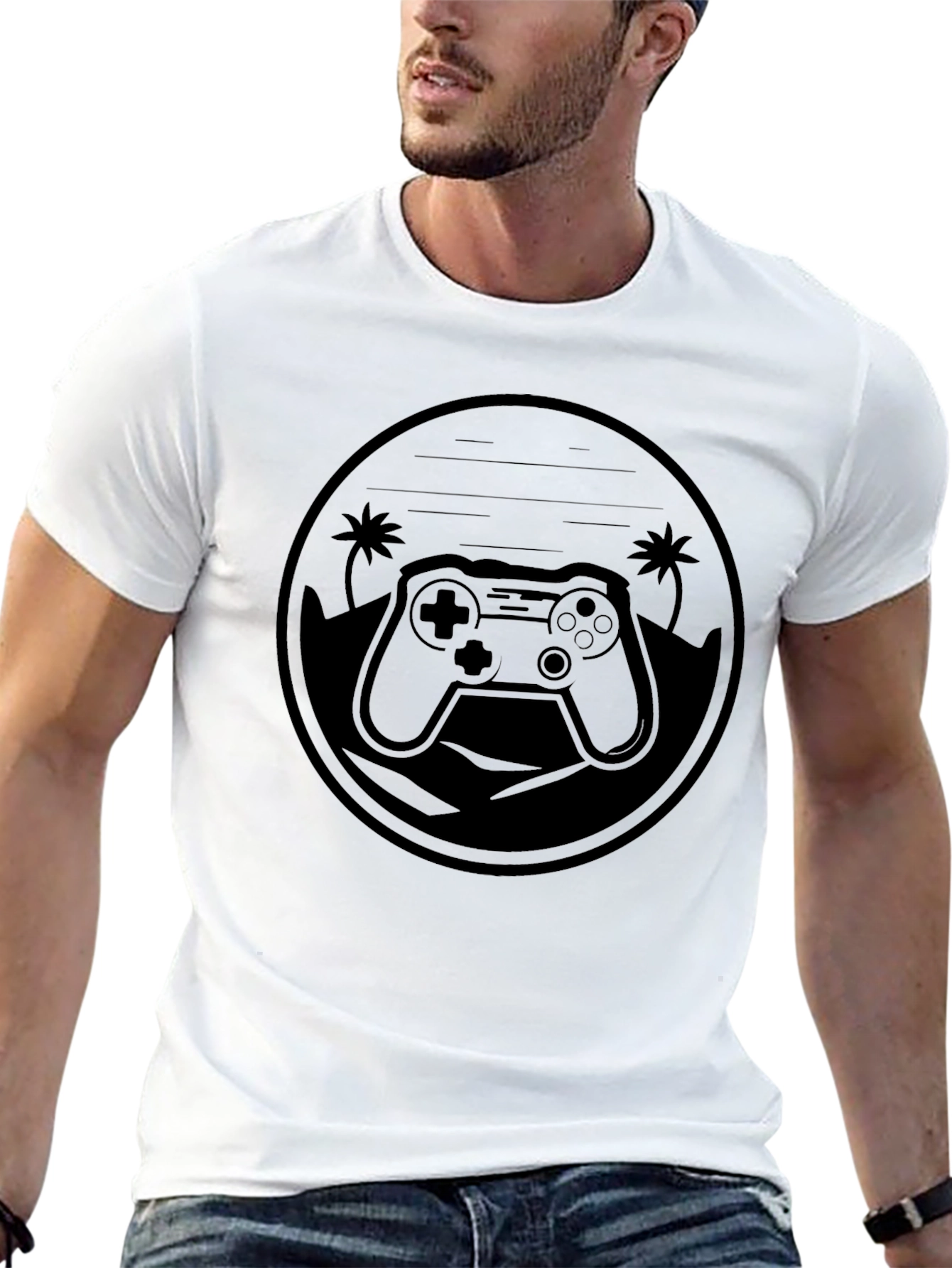 Gaming Controller T-Shirt - Island Life