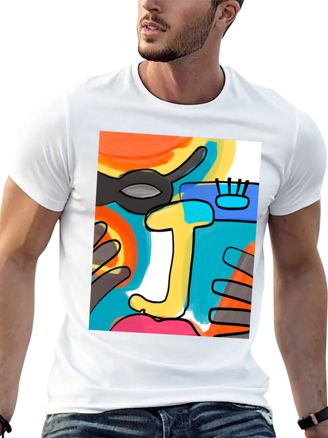 Abstract Art Graphic Tee