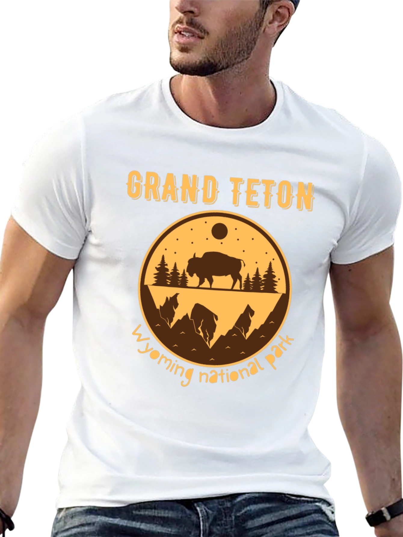 Grand Teton Wyoming National Park Graphic Tee