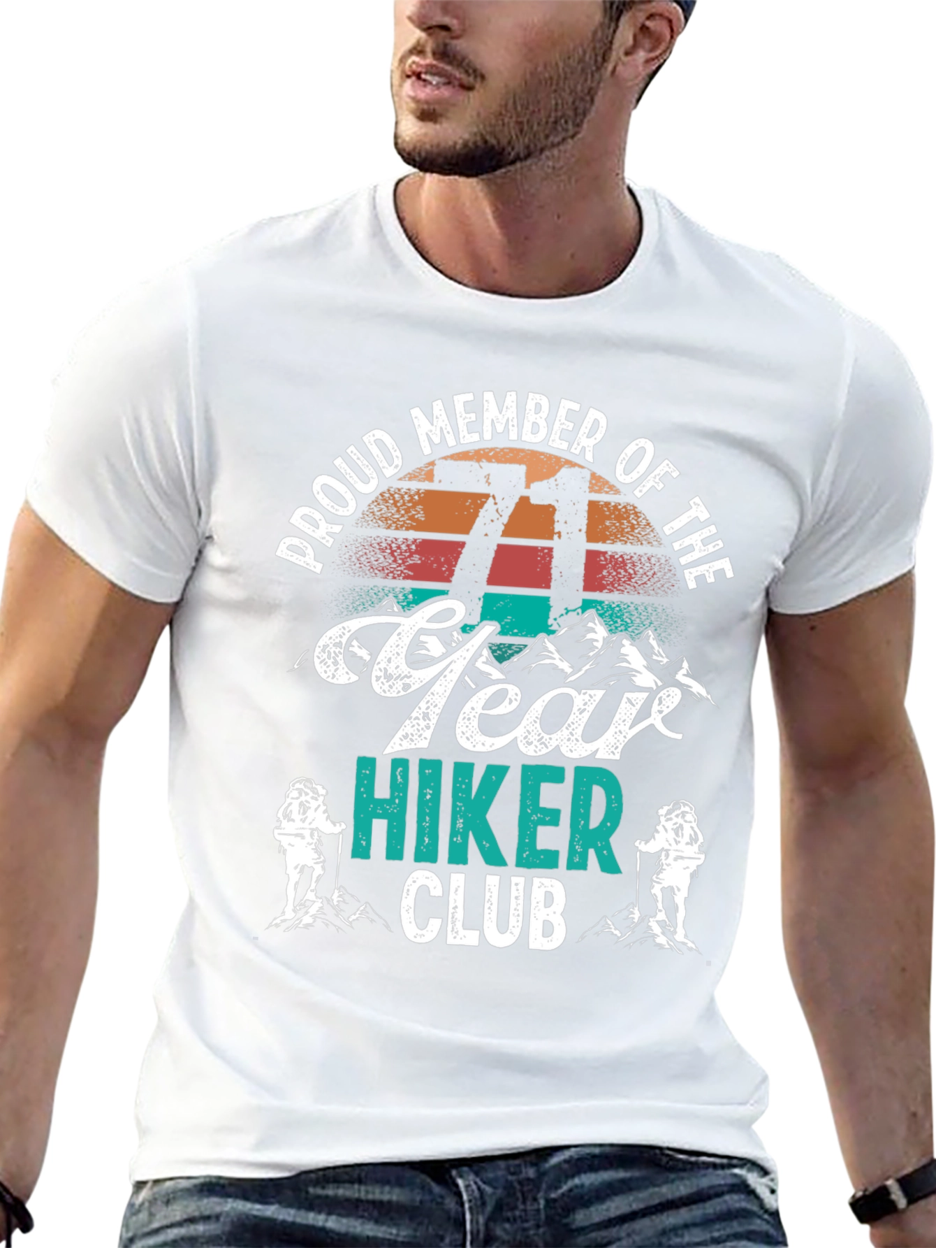 71 Year Hiker Club T-Shirt