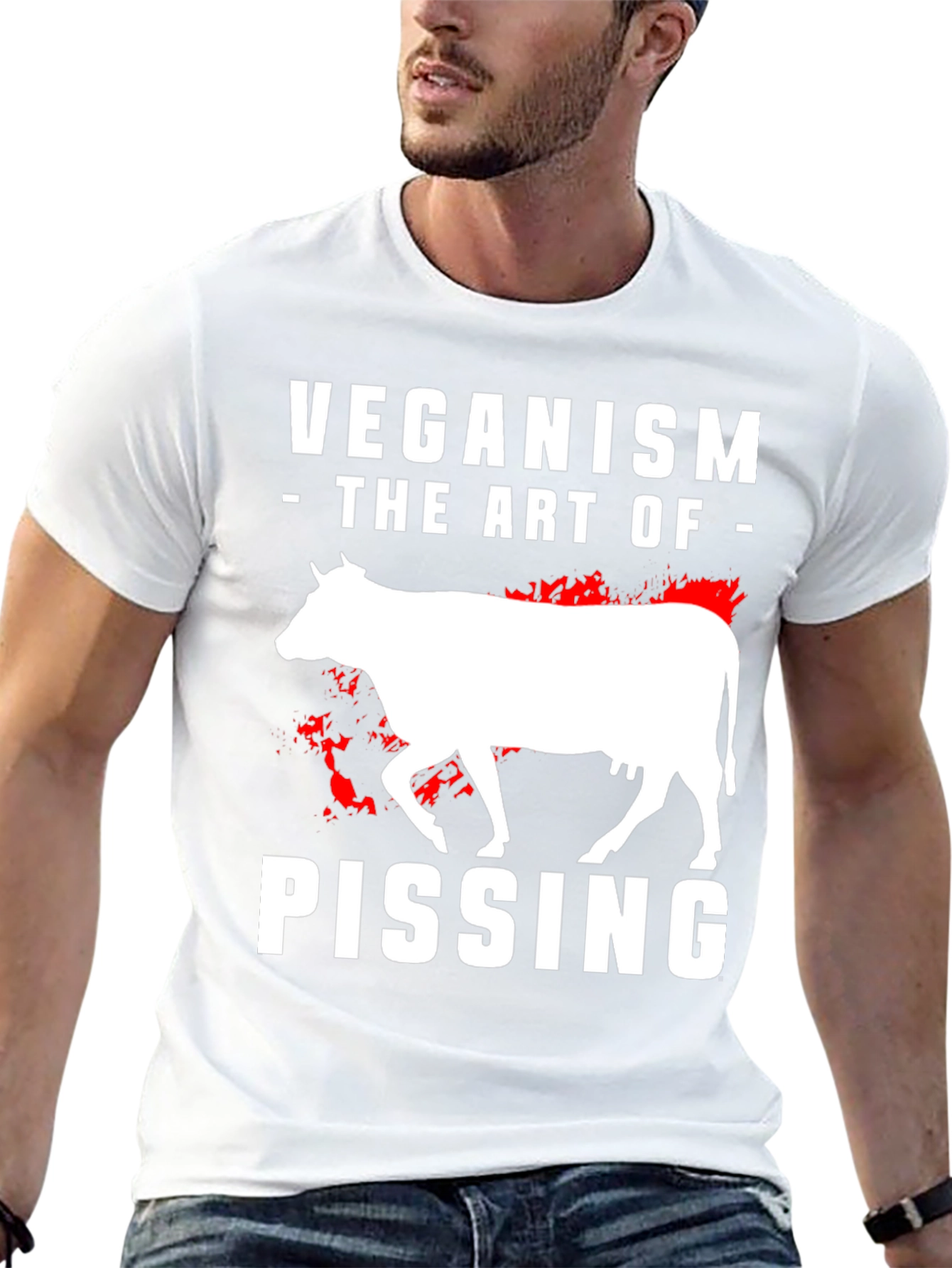 Veganism Graphic Tee: The Art of Pissing Off People