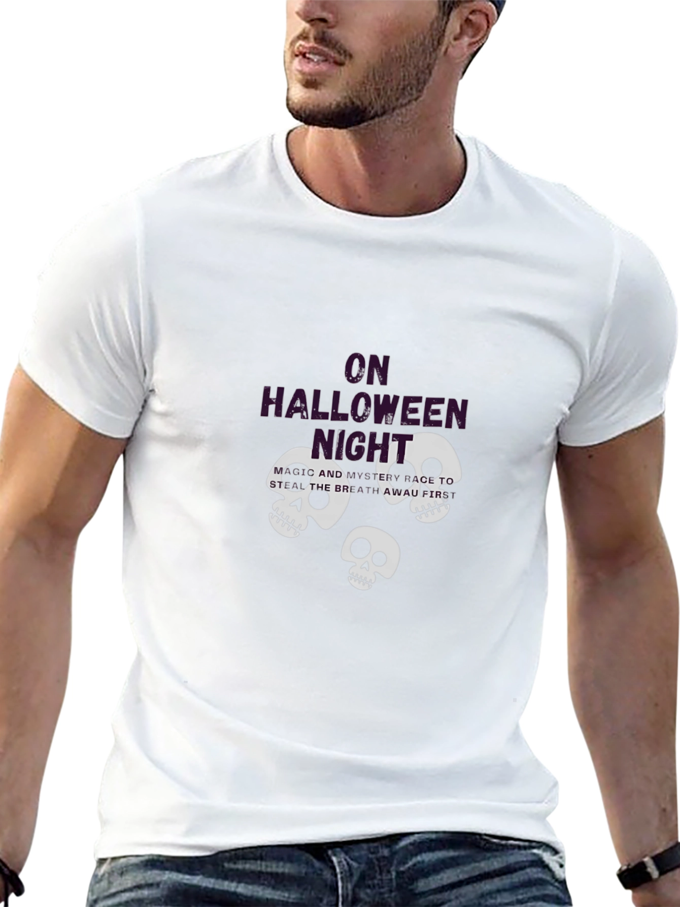 Halloween Night Skull T-Shirt