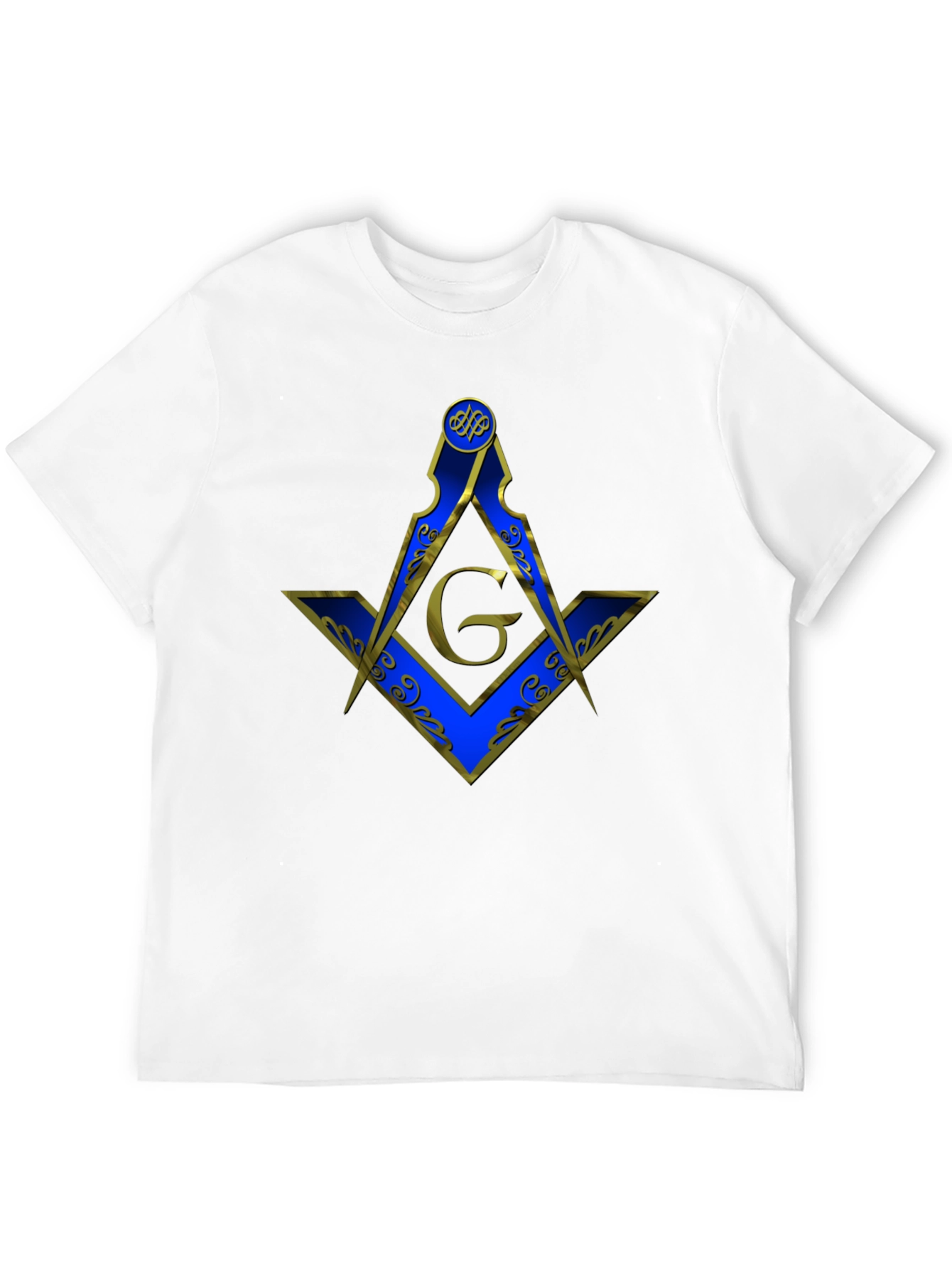Masonic Square & Compasses Black T-Shirt