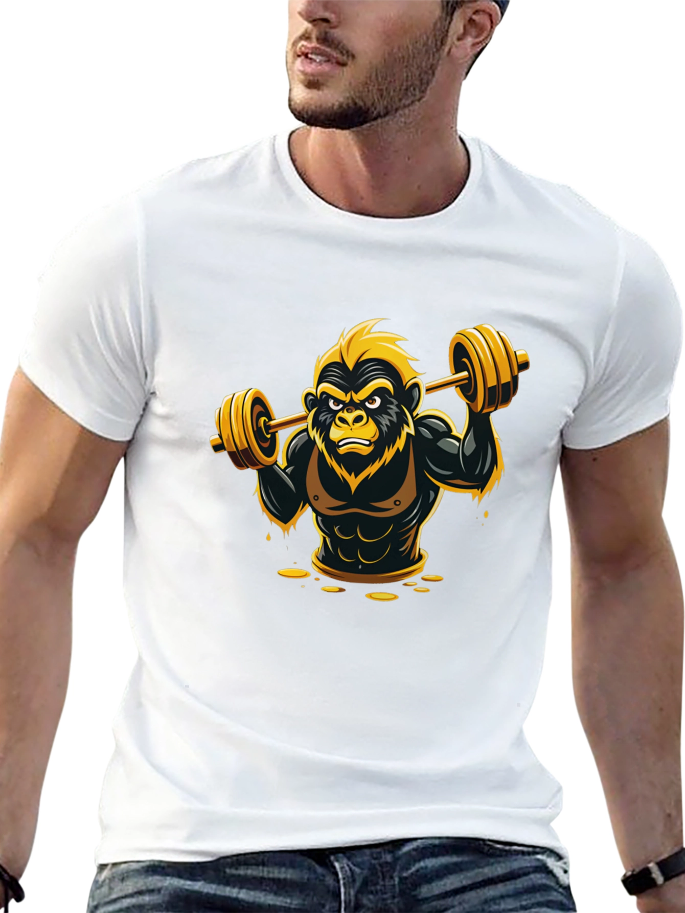 Gorilla Gym T-Shirt - Black