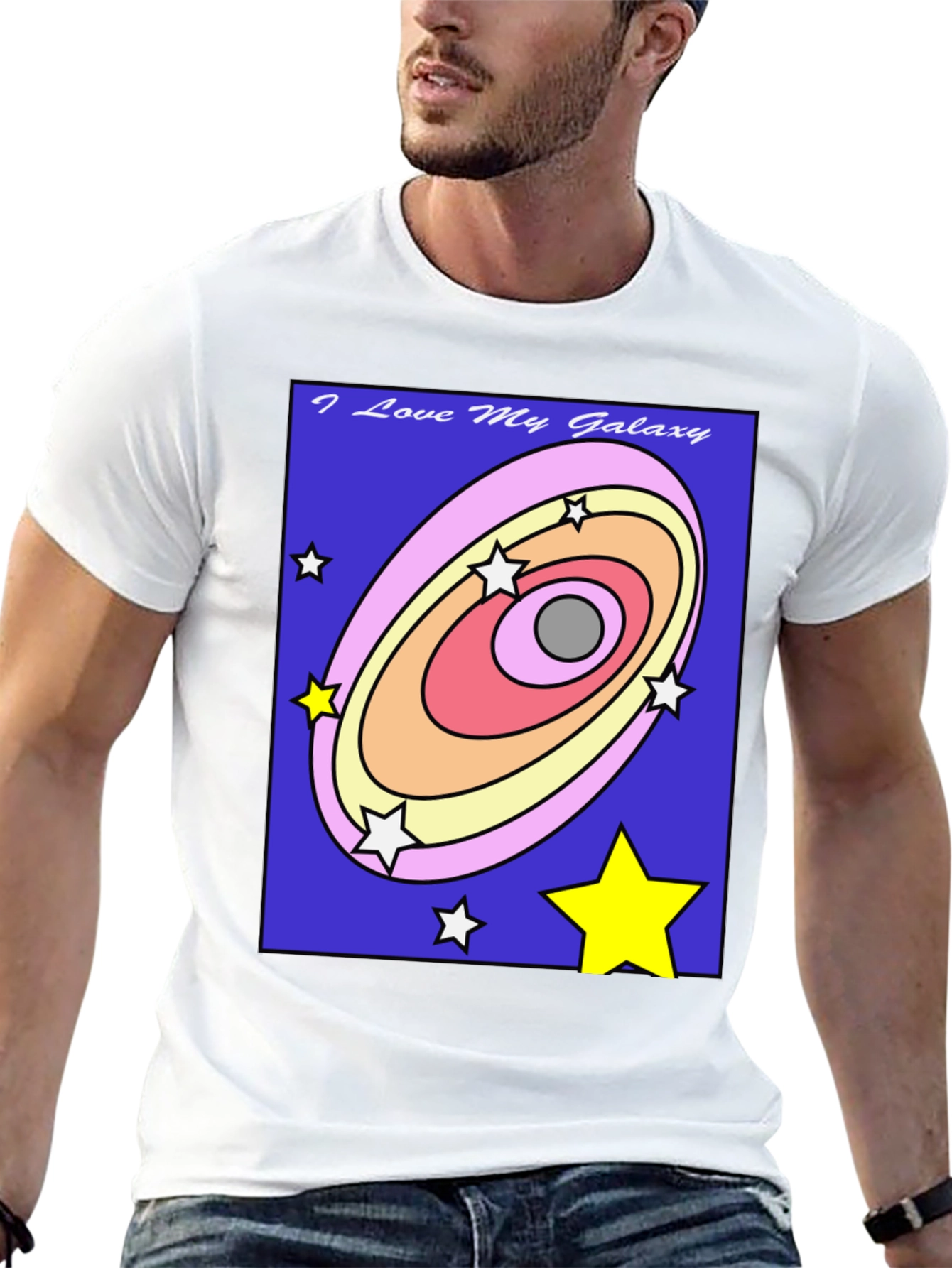 Galaxy Lover T-Shirt - Cosmic Star Design