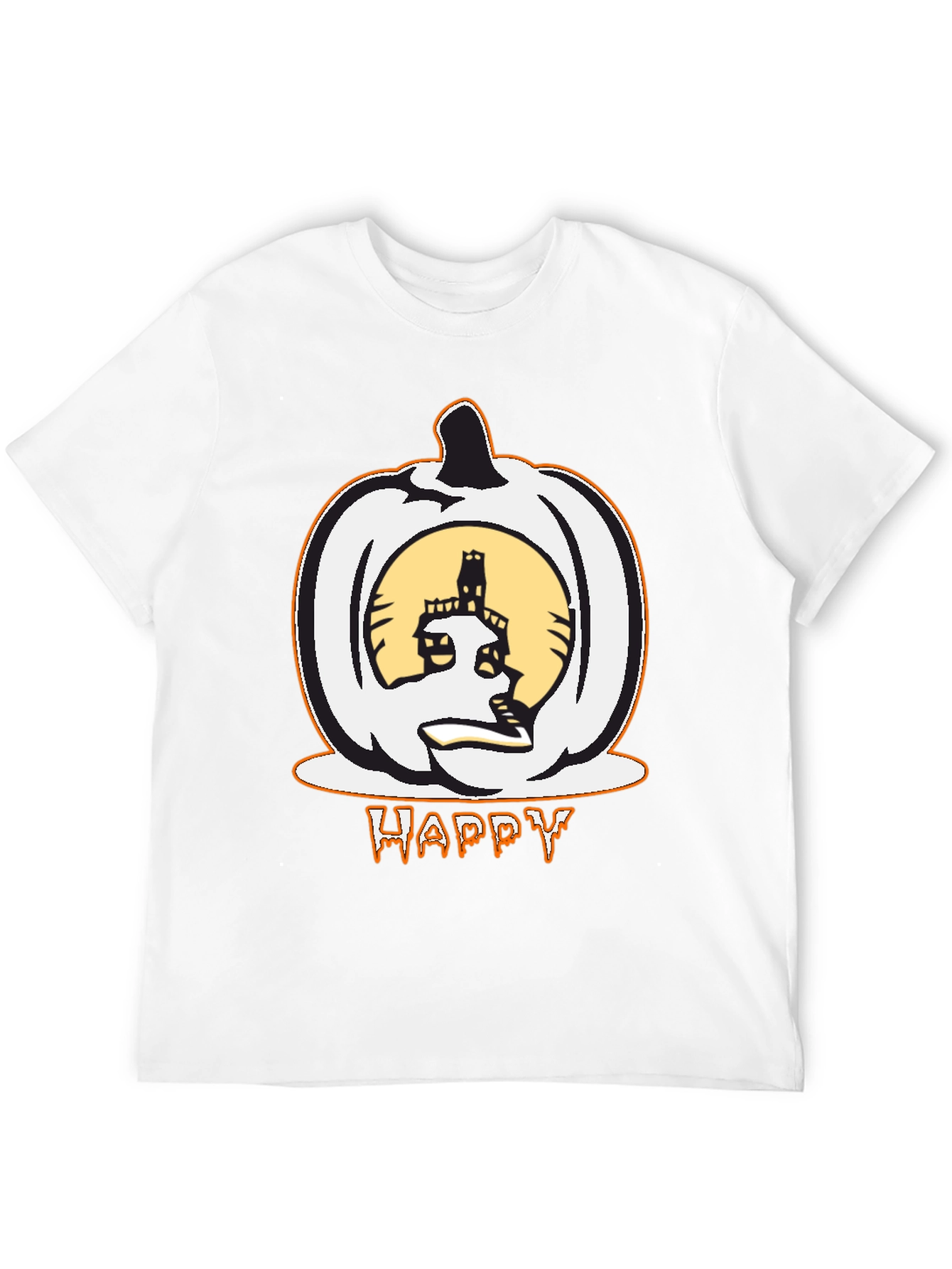 Halloween Pumpkin Happy T-Shirt