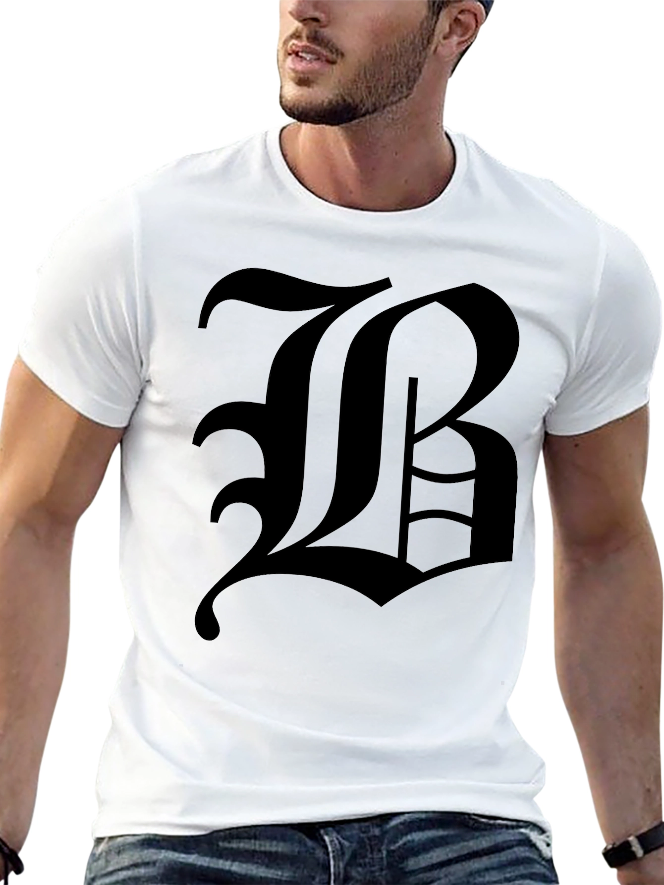 Gothic B Black T-Shirt