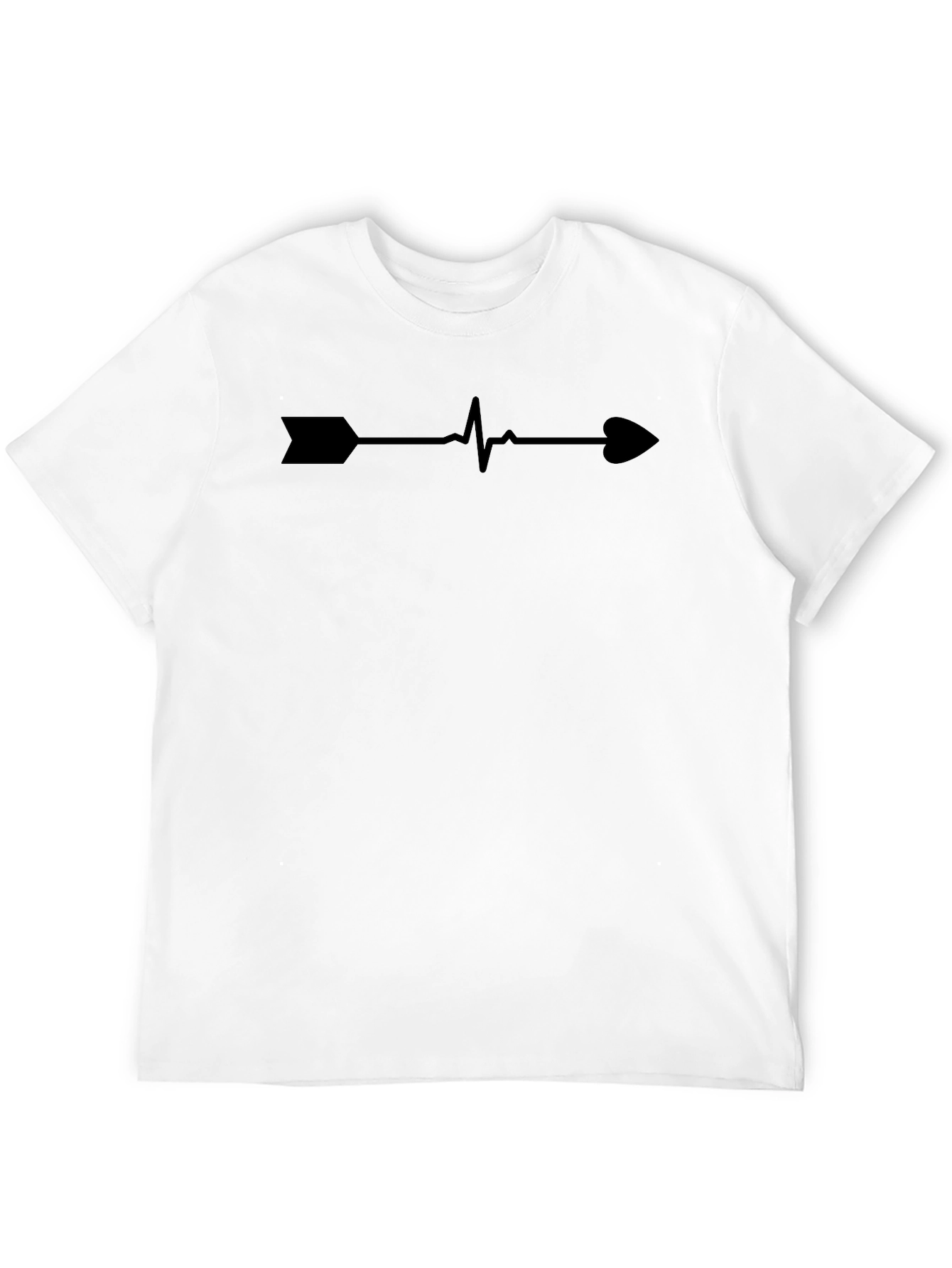 Arrow Heartbeat Graphic Tee - Stylish Casual Wear