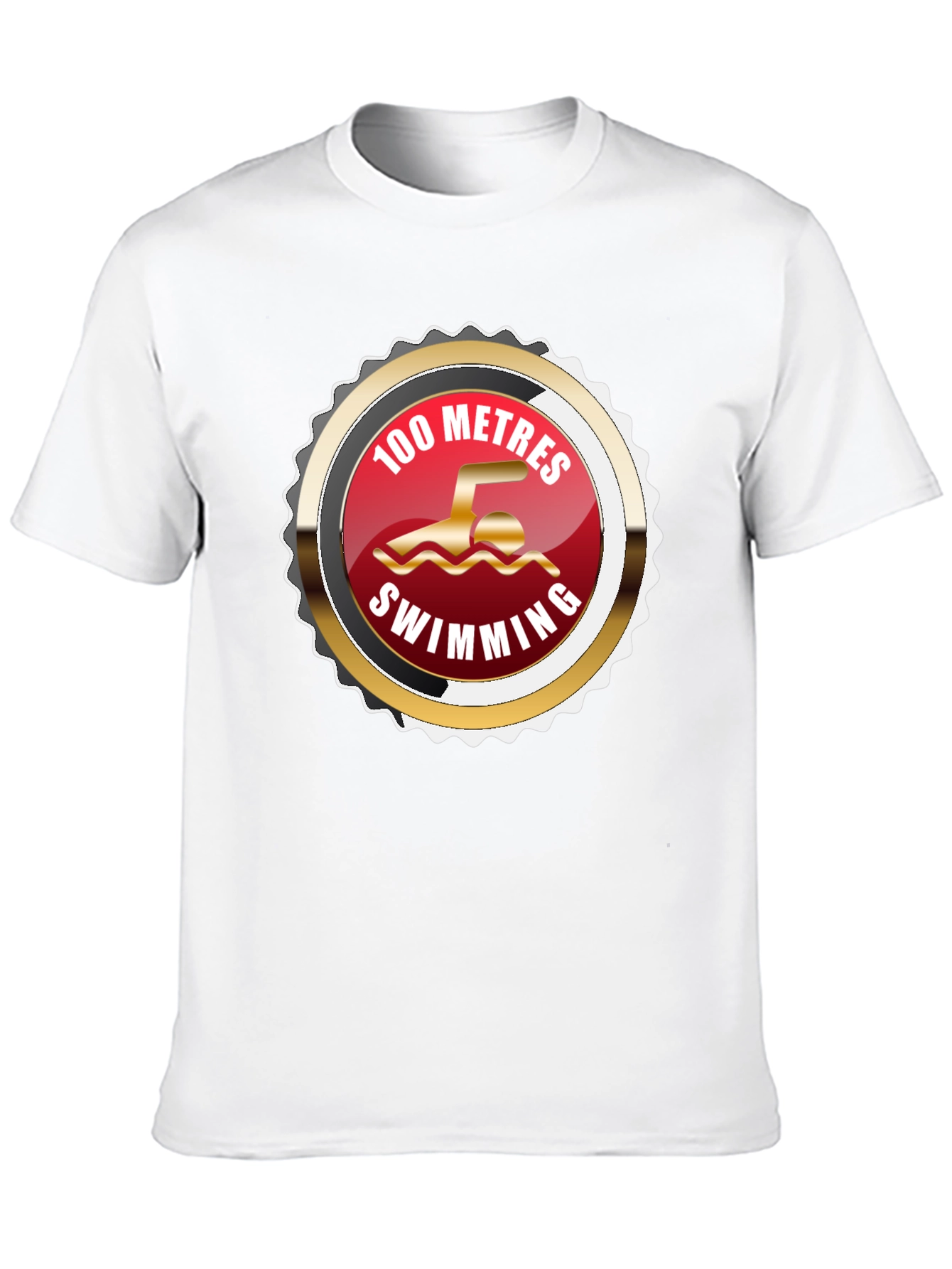 100 Metres Swimming T-Shirt