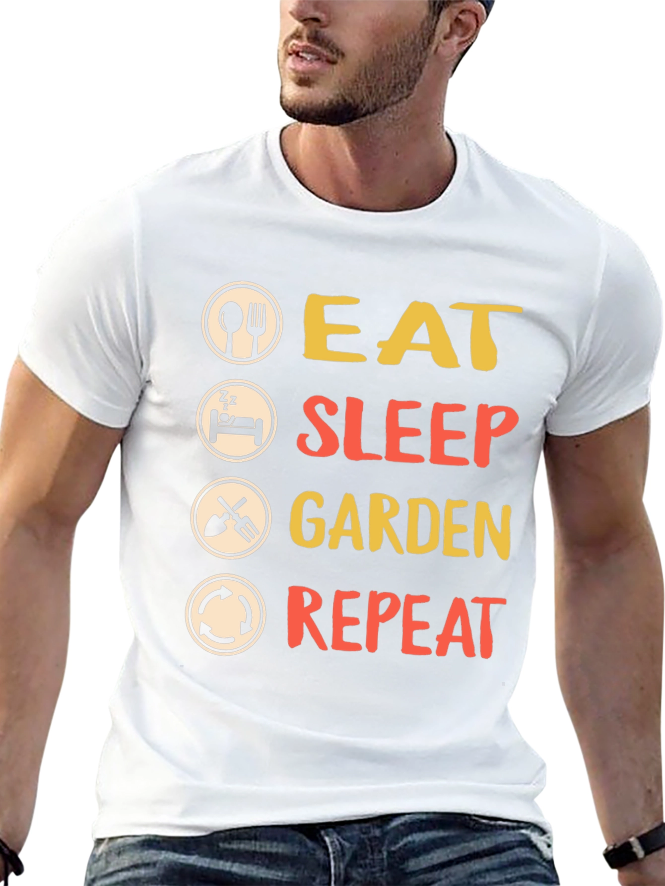 Eat Sleep Garden Repeat T-Shirt