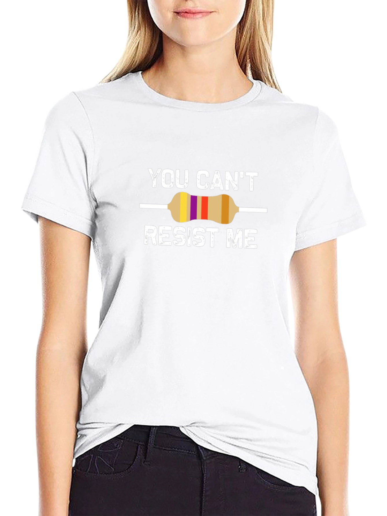 Geeky You Cant Resist Me Resistor Funny T-Shirt