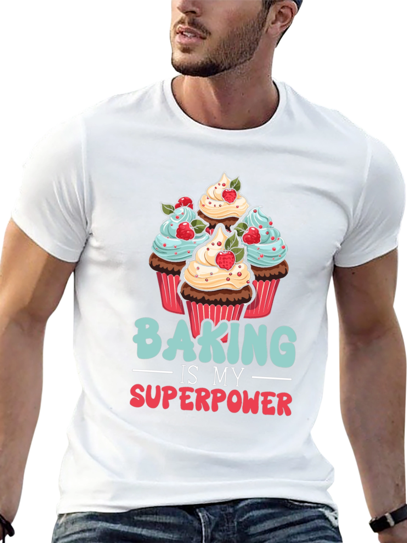 Baking is My Superpower Graphic T-Shirt