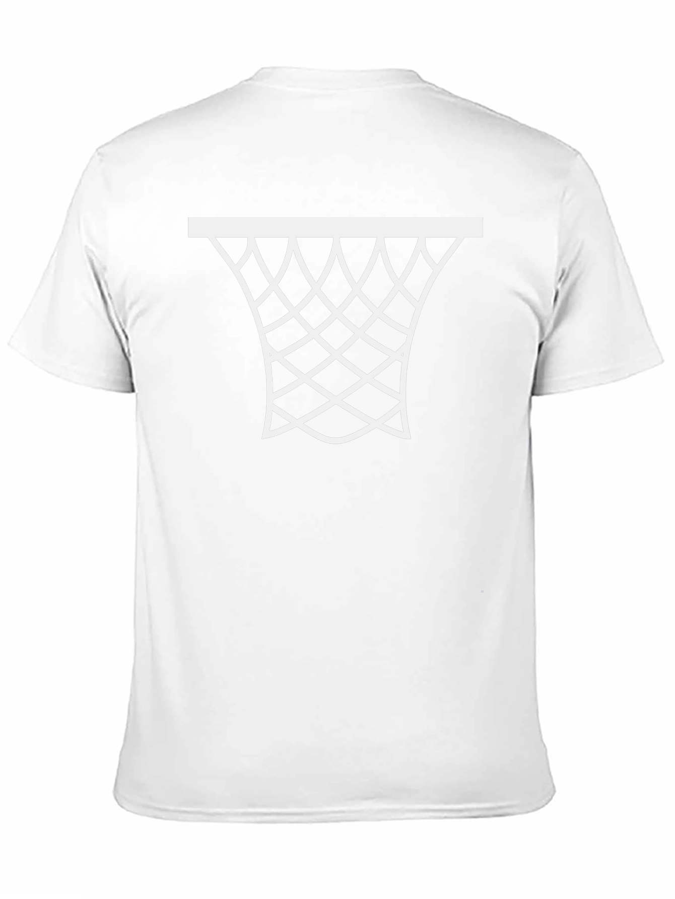 Basketball Hoop Graphic Tee - Stylish Black T-Shirt