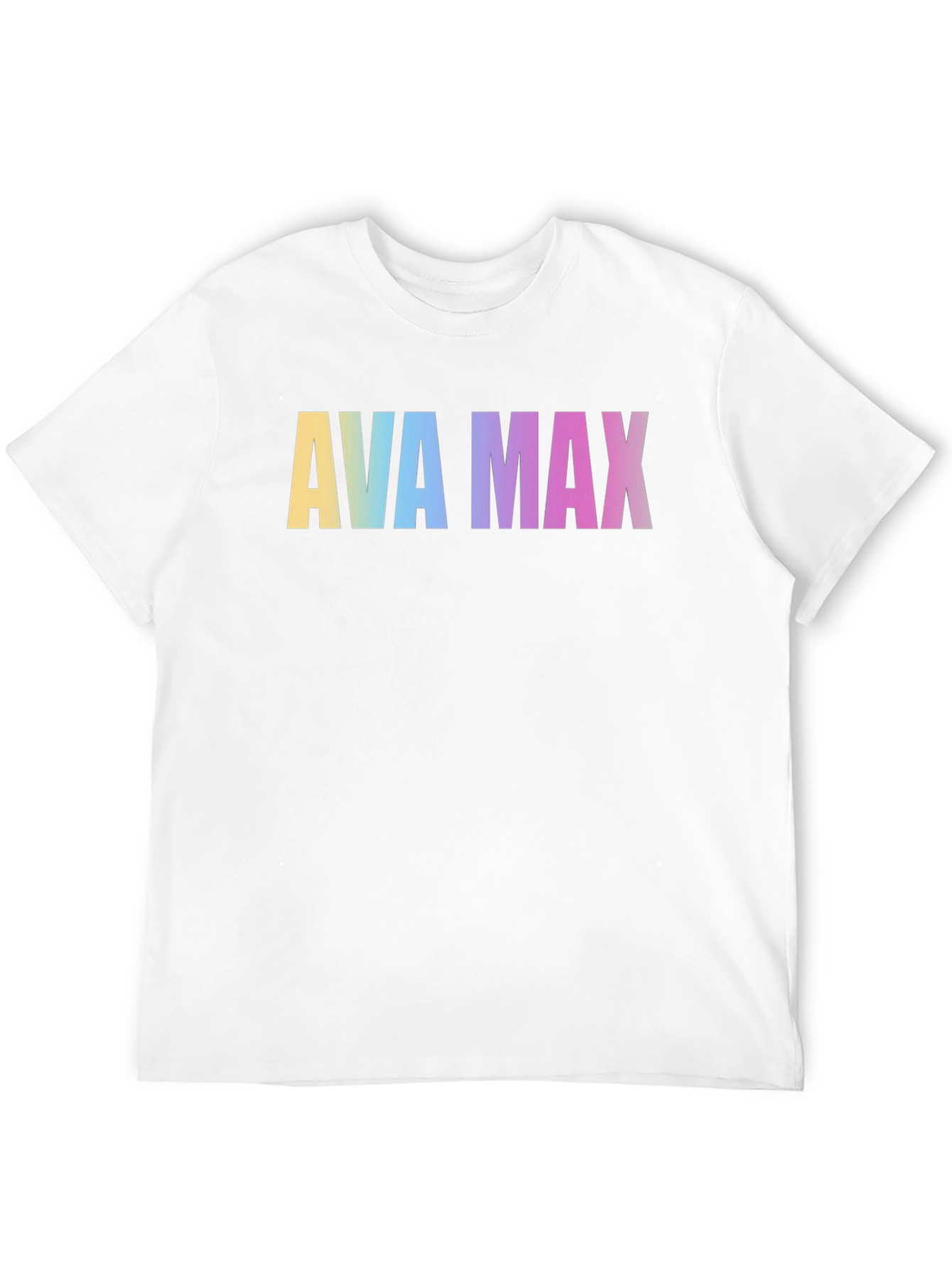 Ava Max Rainbow Gradient Graphic T-Shirt