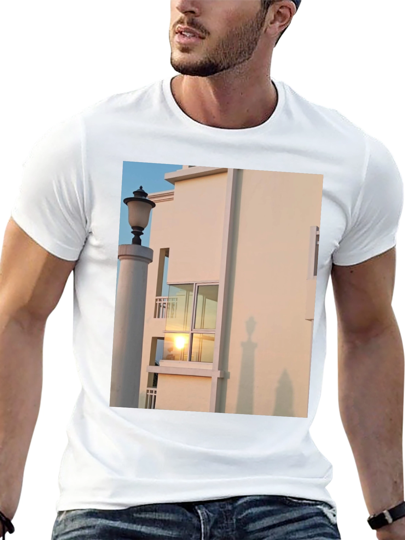 Architectural Sunset Print Tee