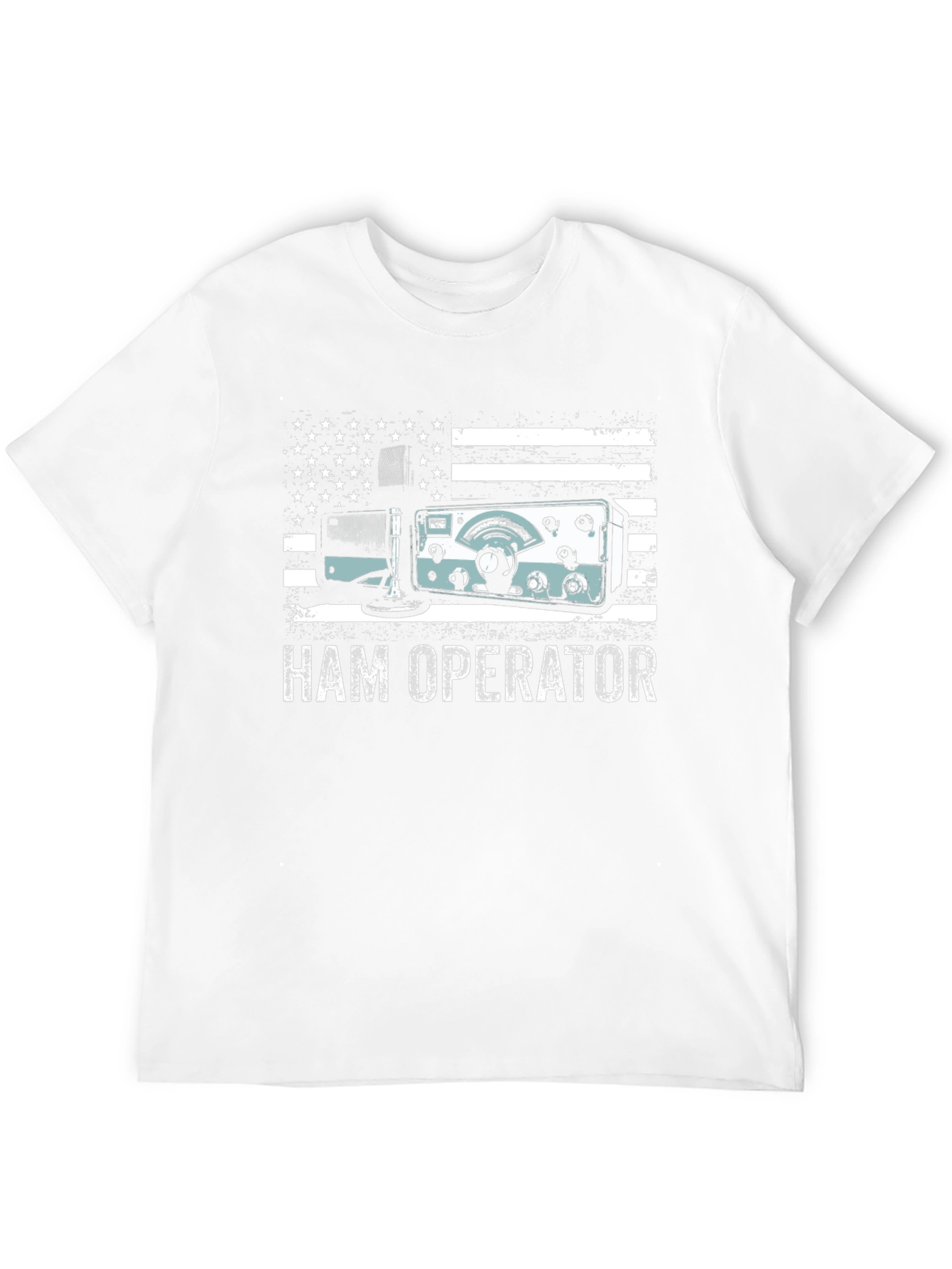 Ham Operator American Flag T-Shirt