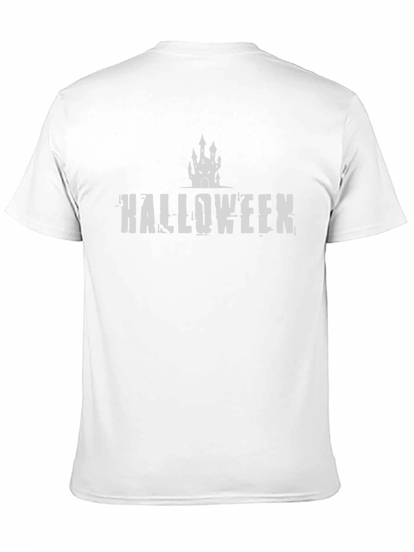 Halloween Castle Graphic Black T-Shirt