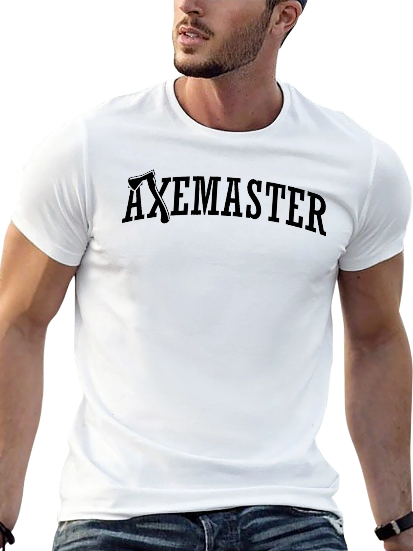 Axemaster Graphic Tee - Black Cotton T-Shirt