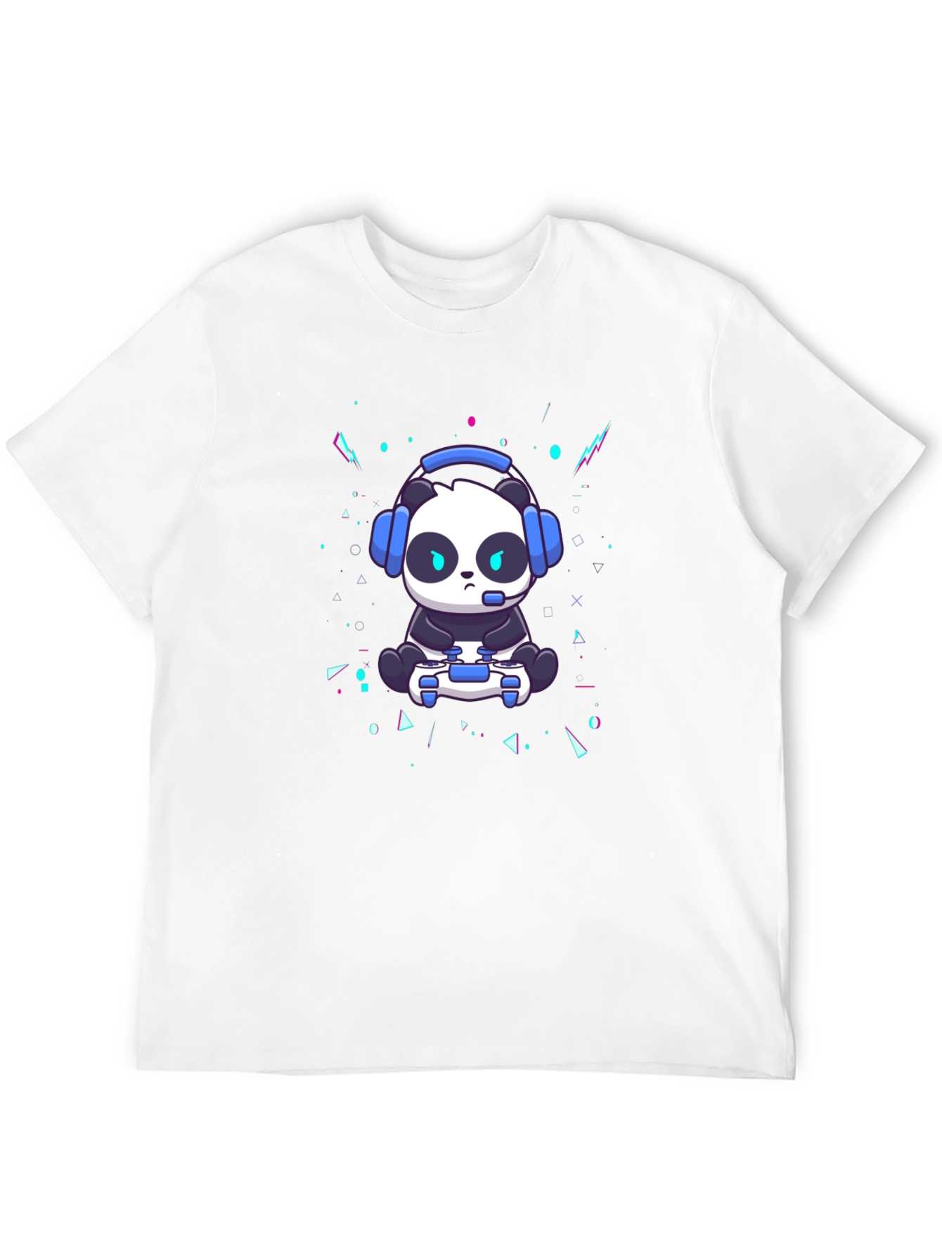 Gamer Panda Black T-Shirt