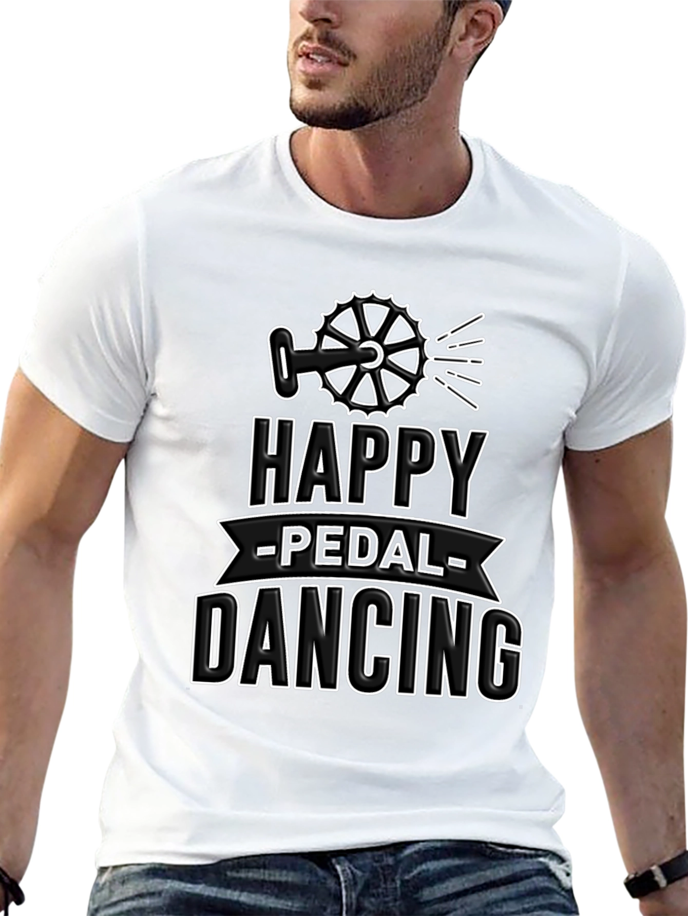 Happy Pedal Dancing T-Shirt - Cycling Design