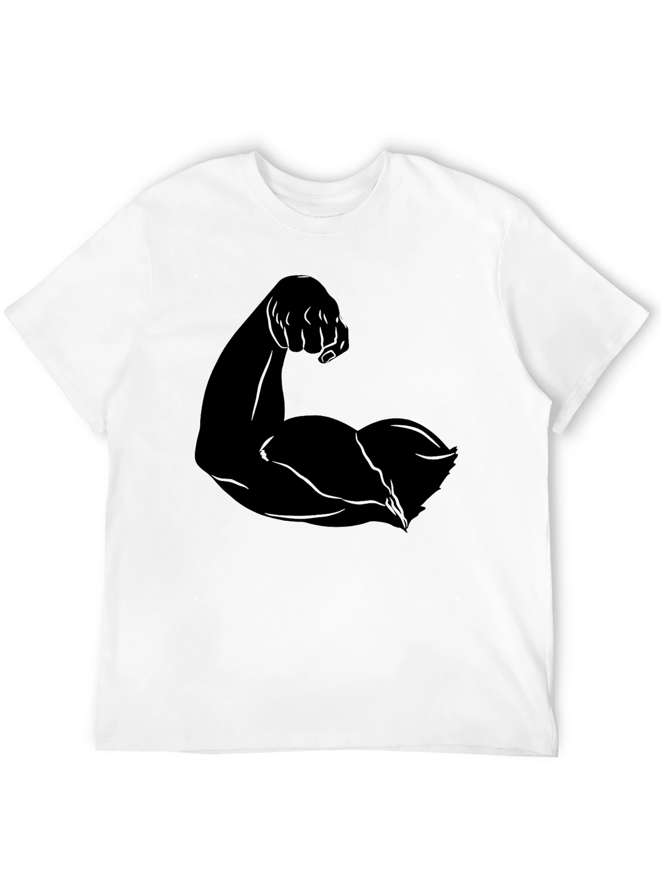 Muscle Arm Graphic Tee - Flex Your Style!