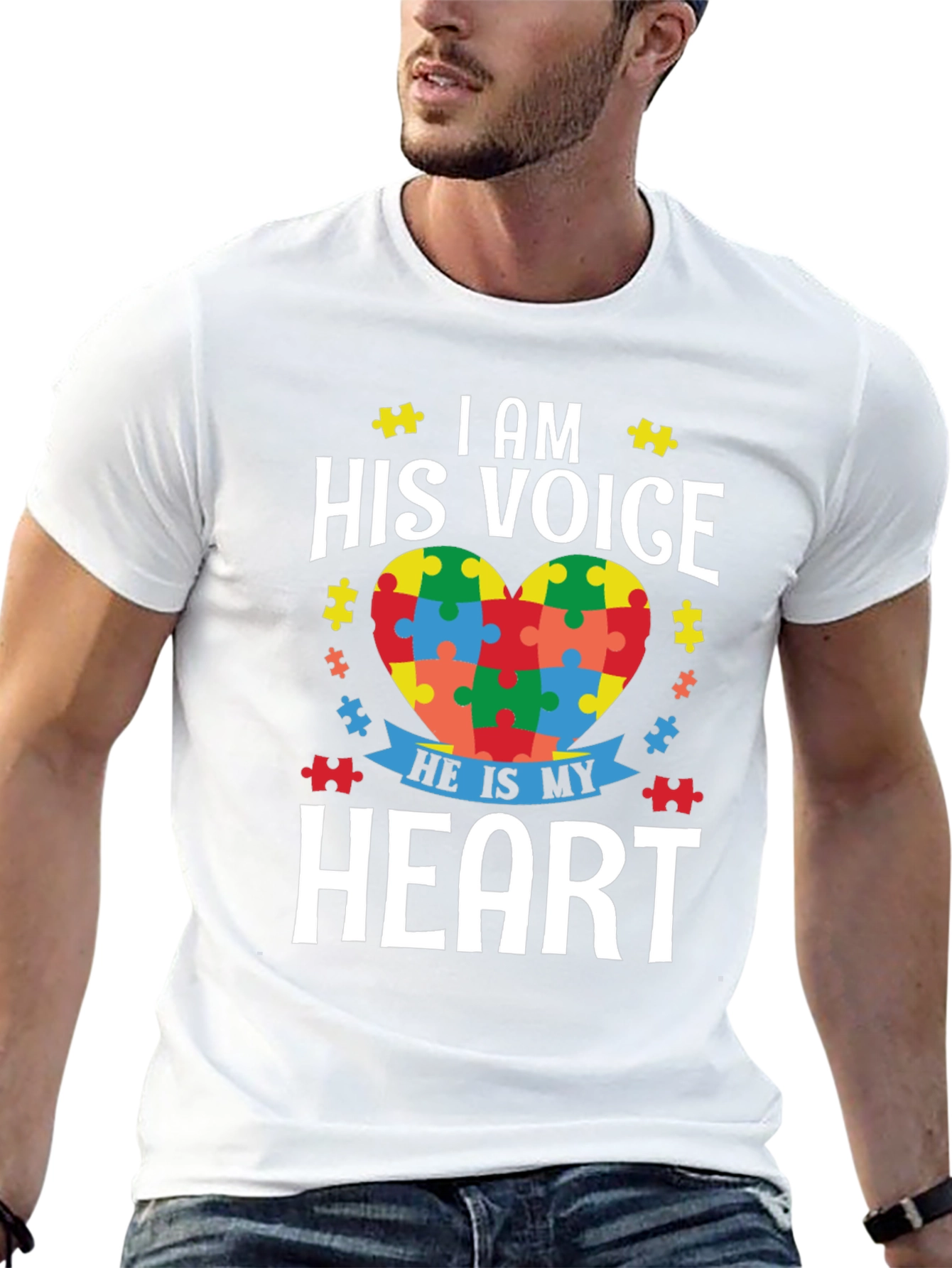 Autism Awareness I am His Voice T-Shirt
