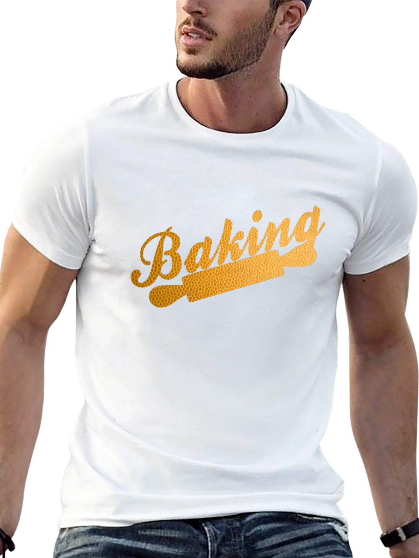 Baking Rolling Pin Graphic Tee - Stylish Bakers Shirt
