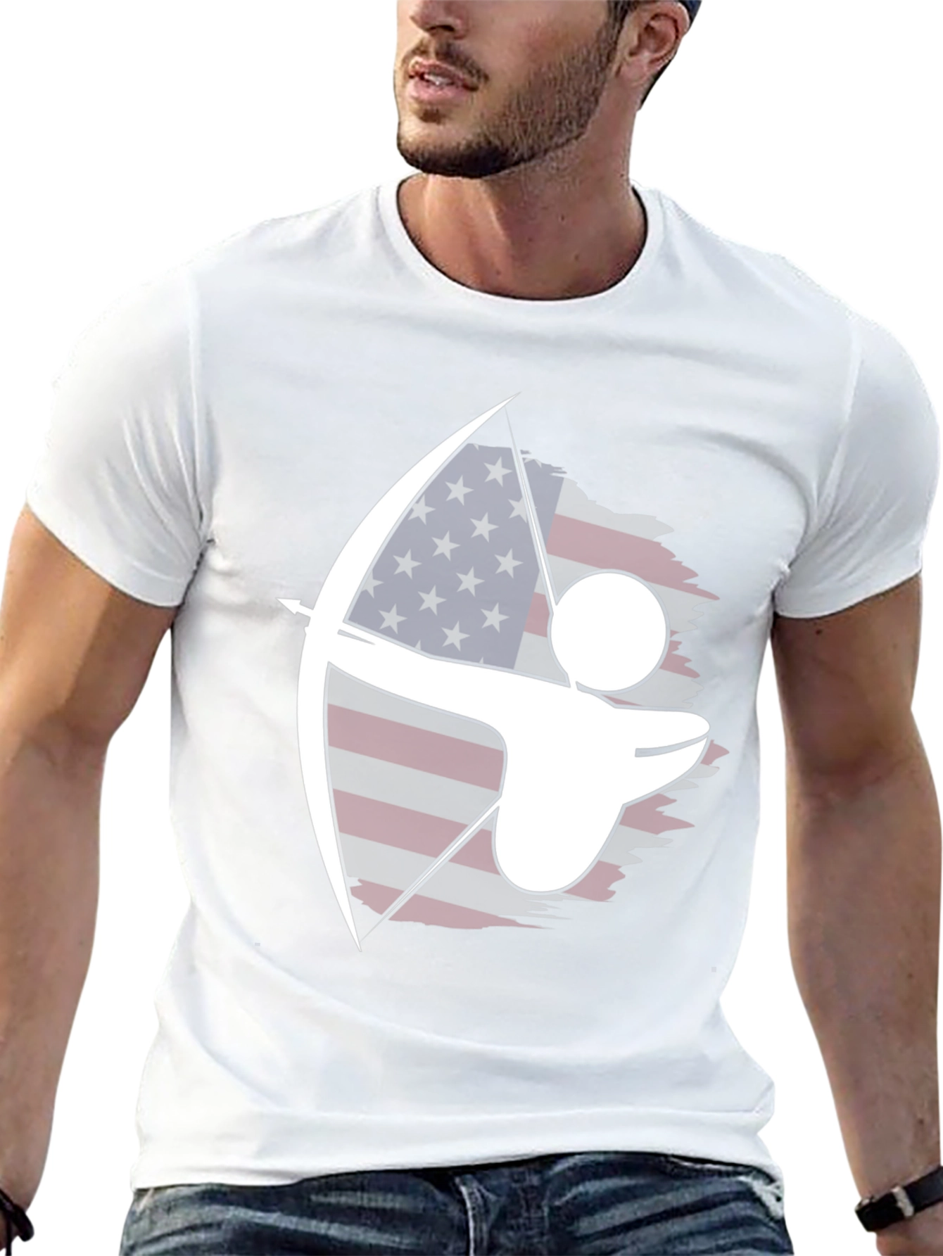 Archery USA Flag Graphic Tee