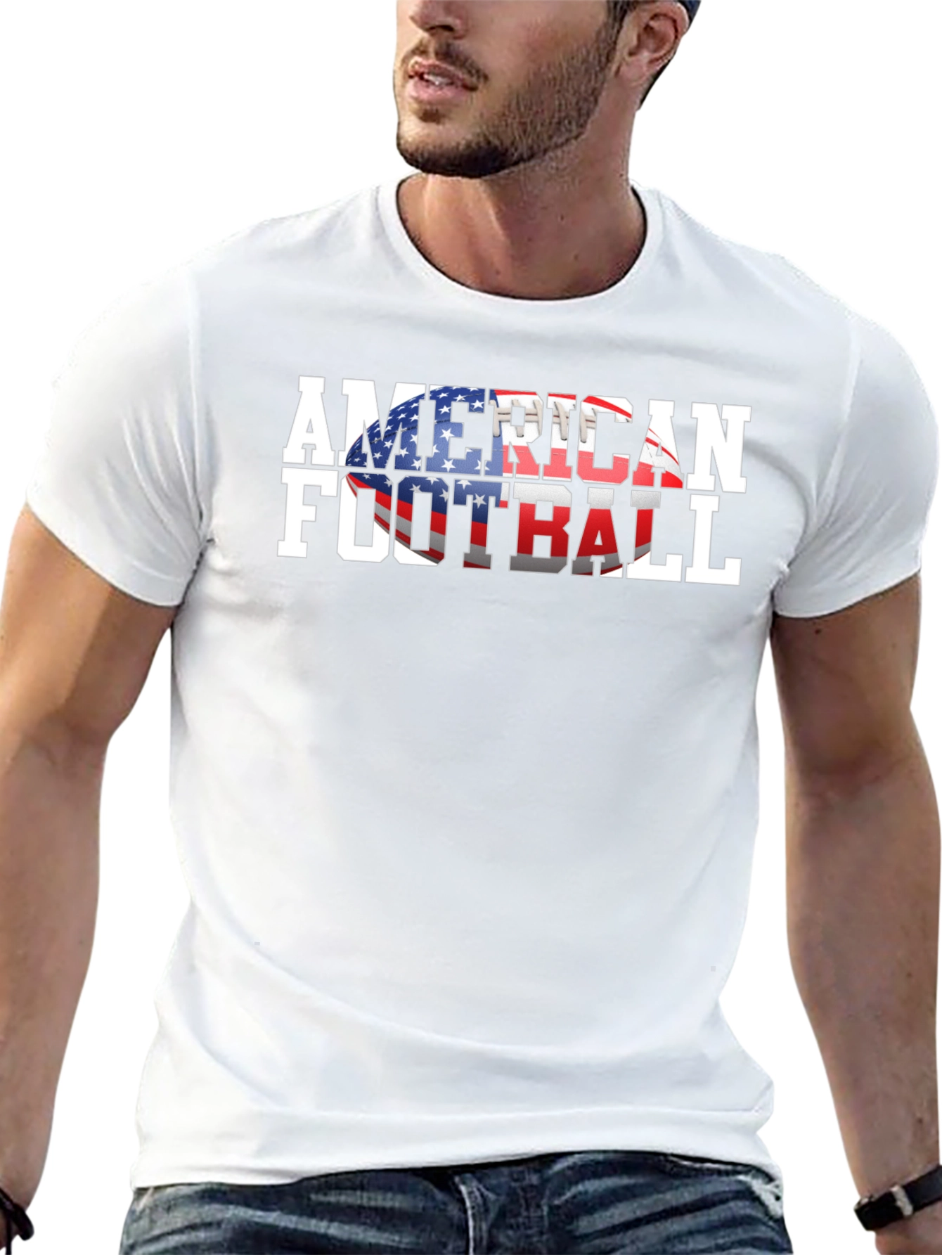 American Football Graphic Tee