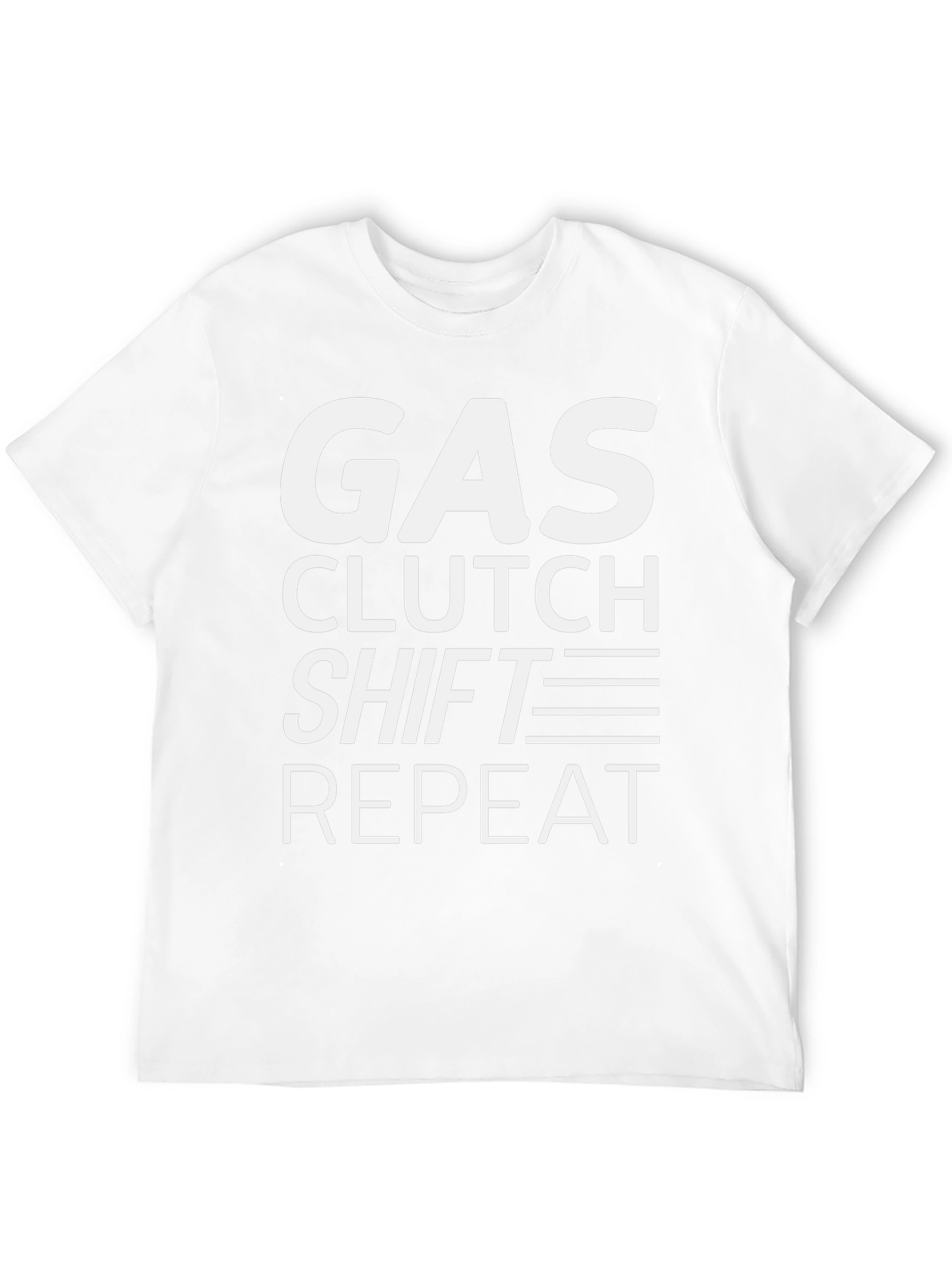 Gas Clutch Shift Repeat Graphic Tee