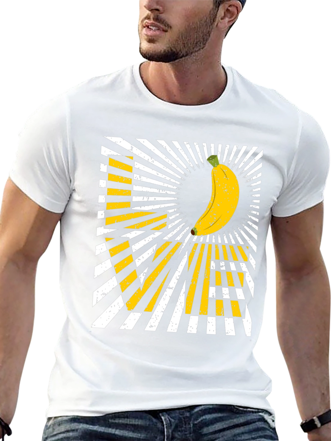 Banana Love Graphic T-Shirt - Mens Black Tee