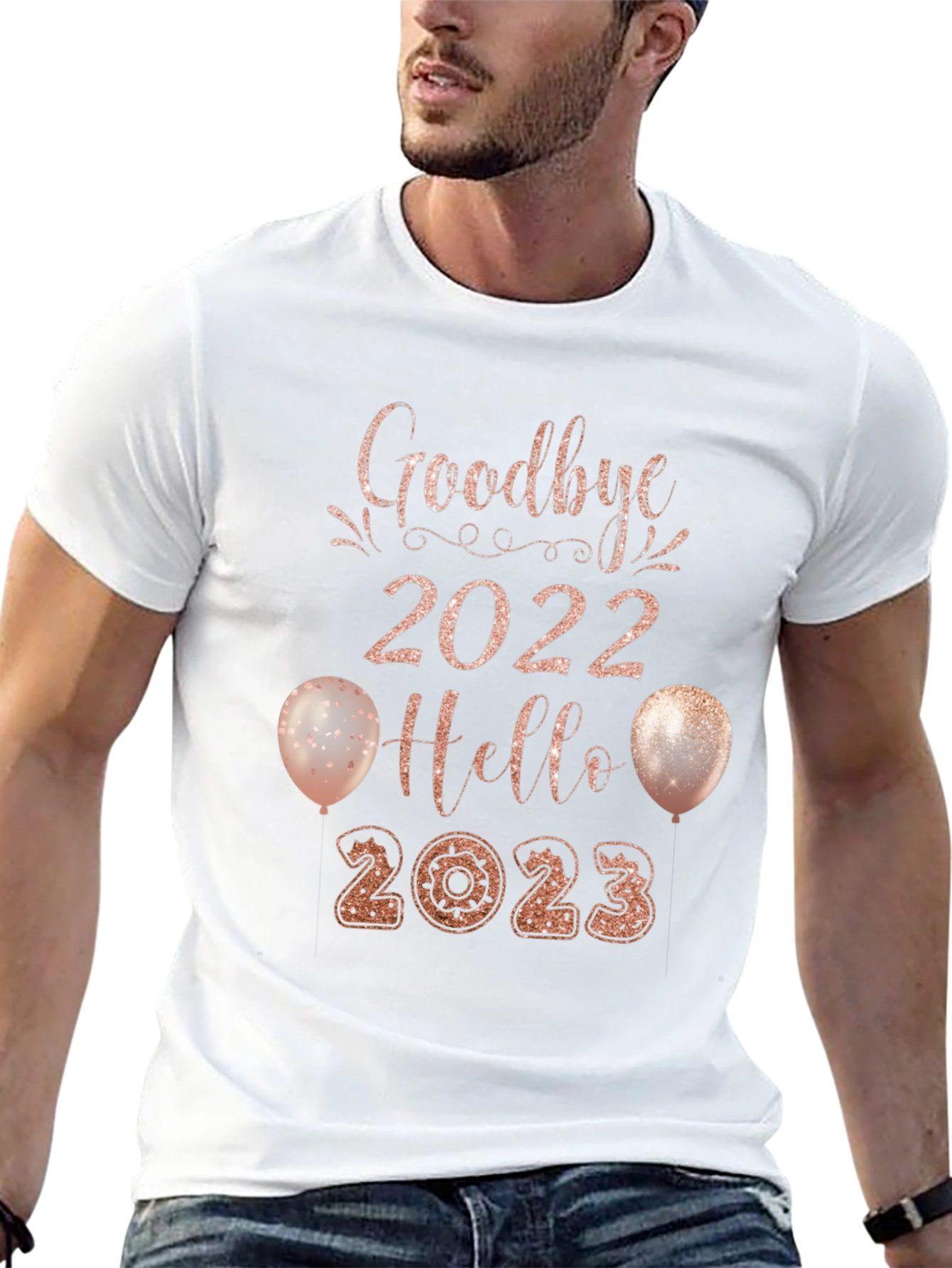 Goodbye 2022 Hello 2023 Graphic Tee