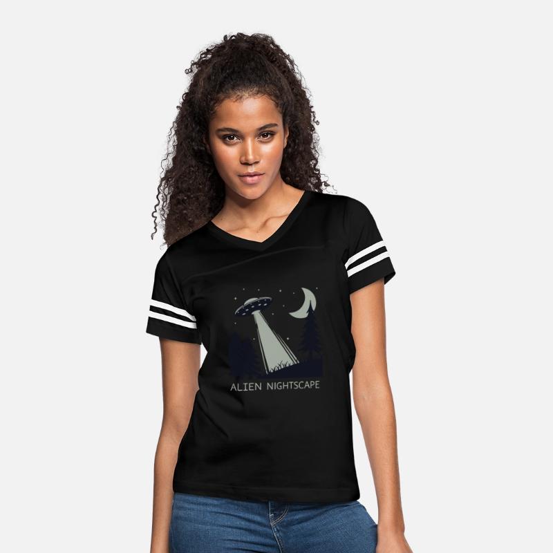 Alien Nightscape – Cosmic Adventure T-Shirt